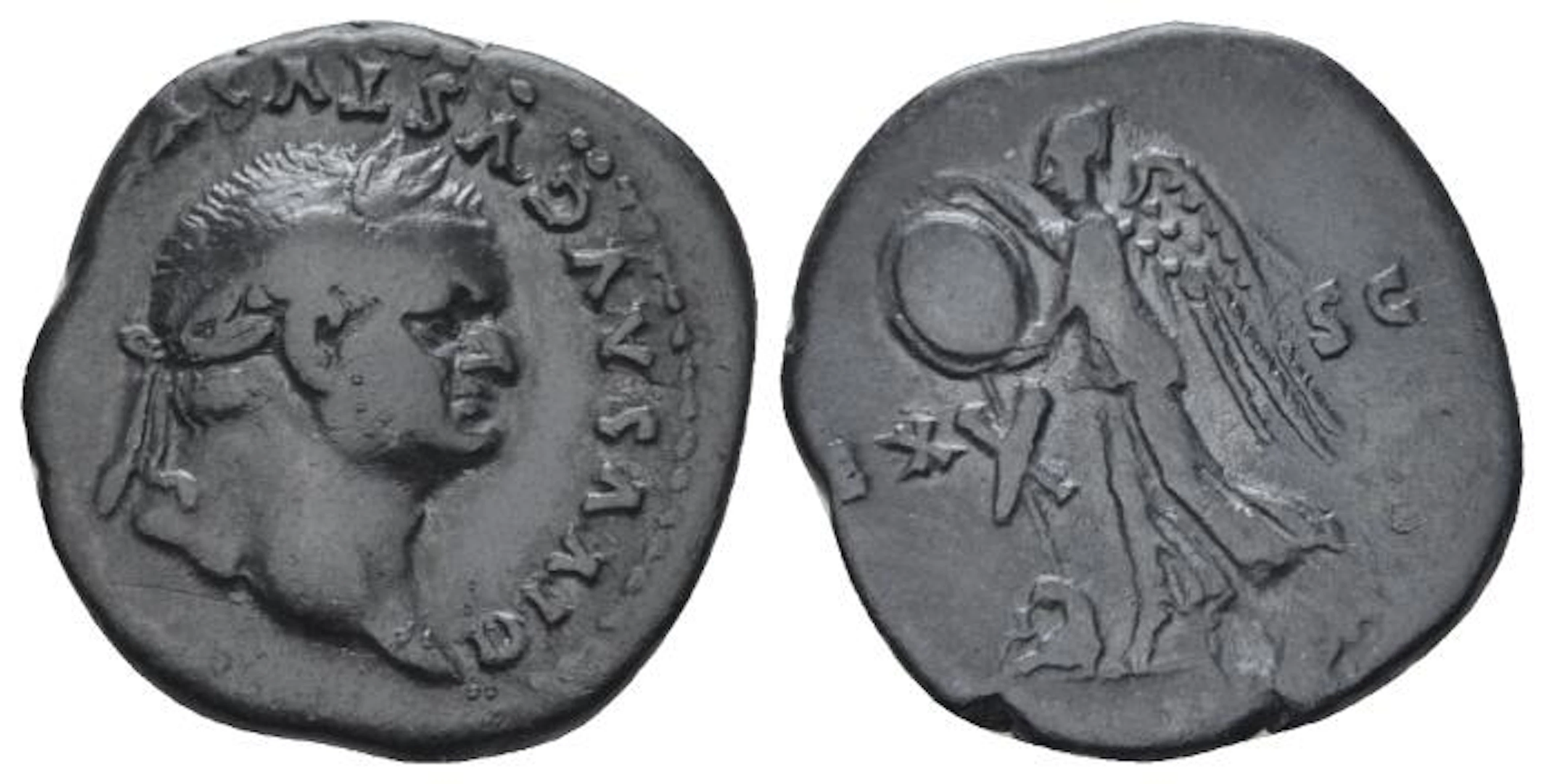 Divus Vespasianus Denarius Rome circa 80-81