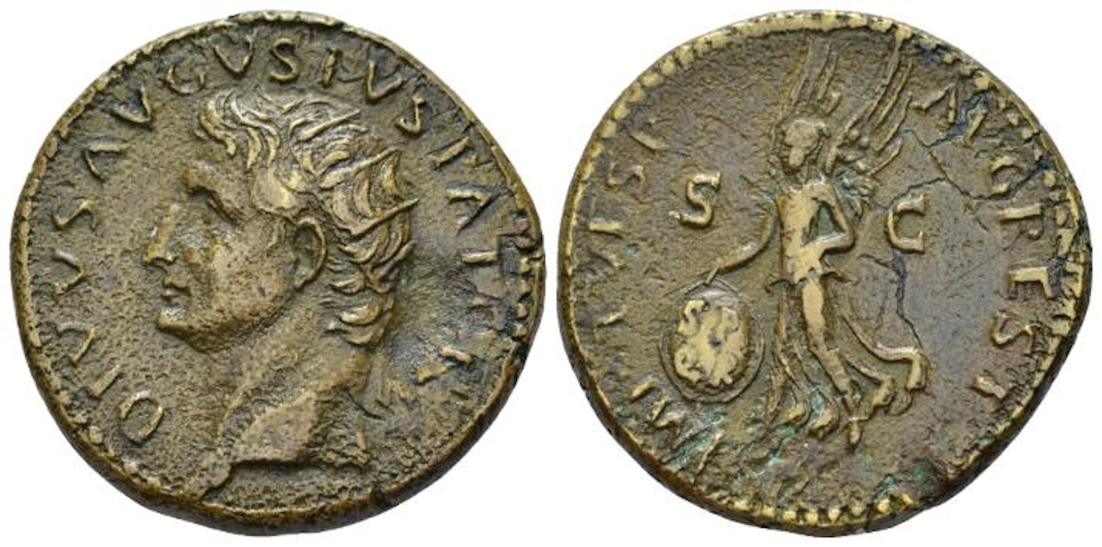 Divus Augustus Dupondius Rome 80-81