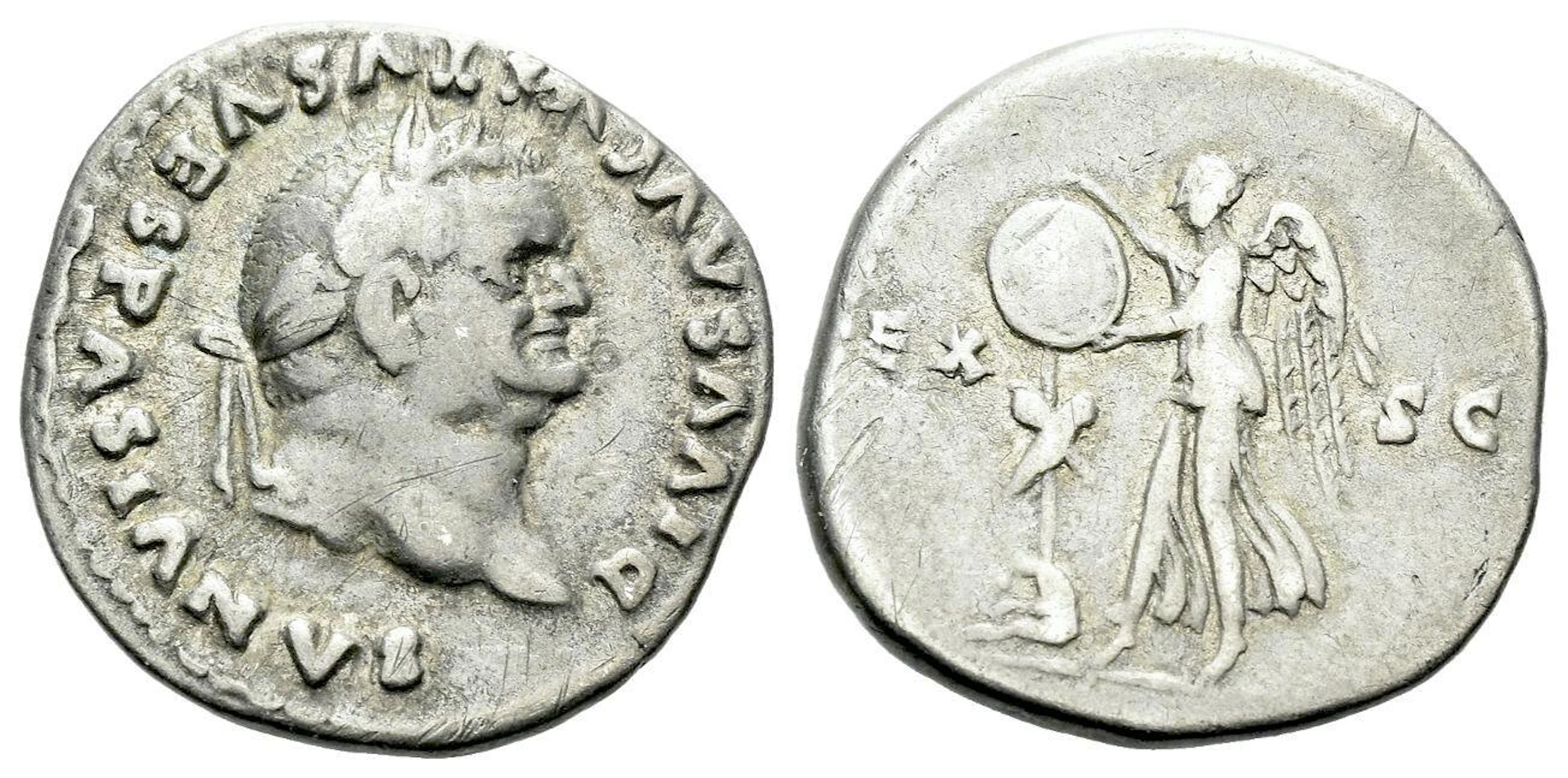 Divus Vespasianus Denarius Rome 80-81
