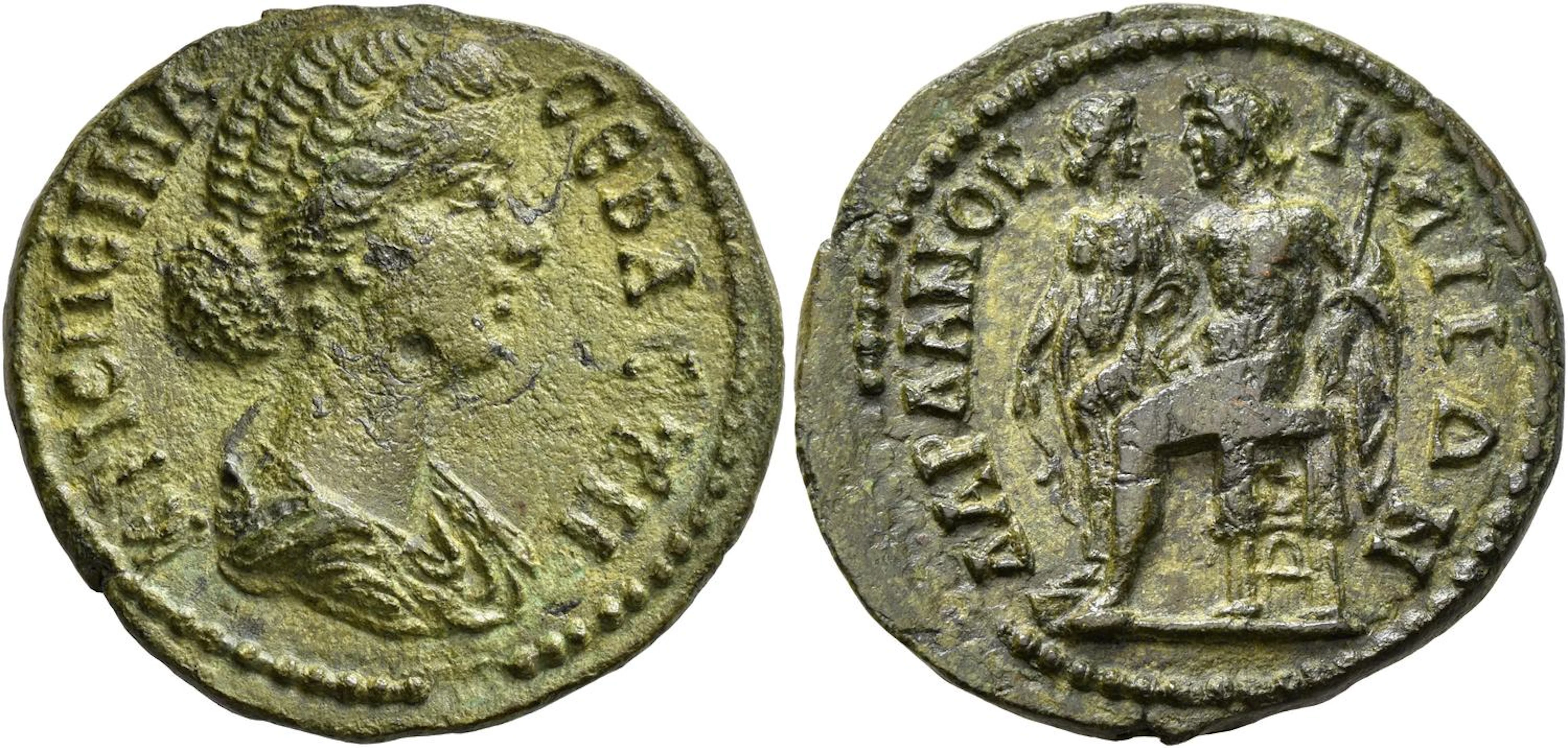 TROAS. Ilium. Crispina.