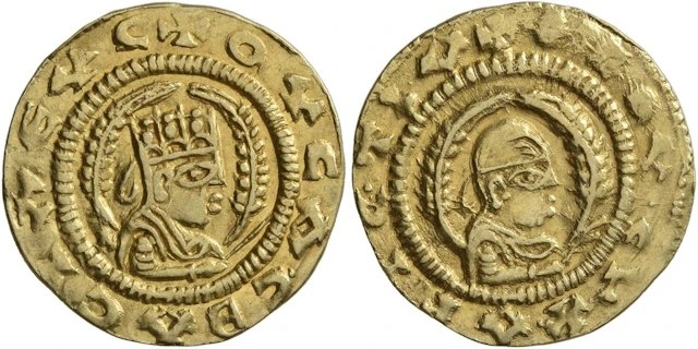 AXUM. Ousanas II, circa 500-510.