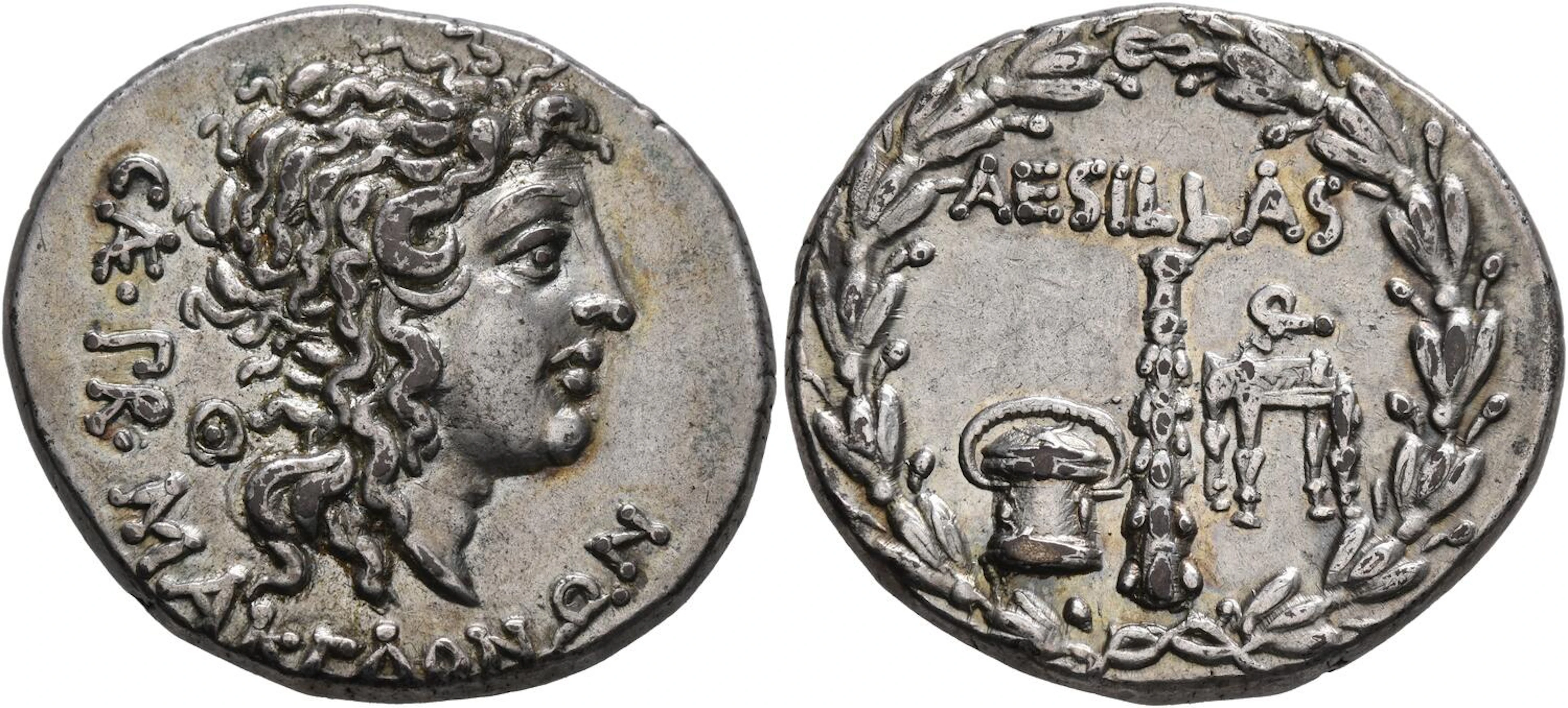 MACEDON (ROMAN PROVINCE). Aesillas, quaestor, circa 95-70 BC.