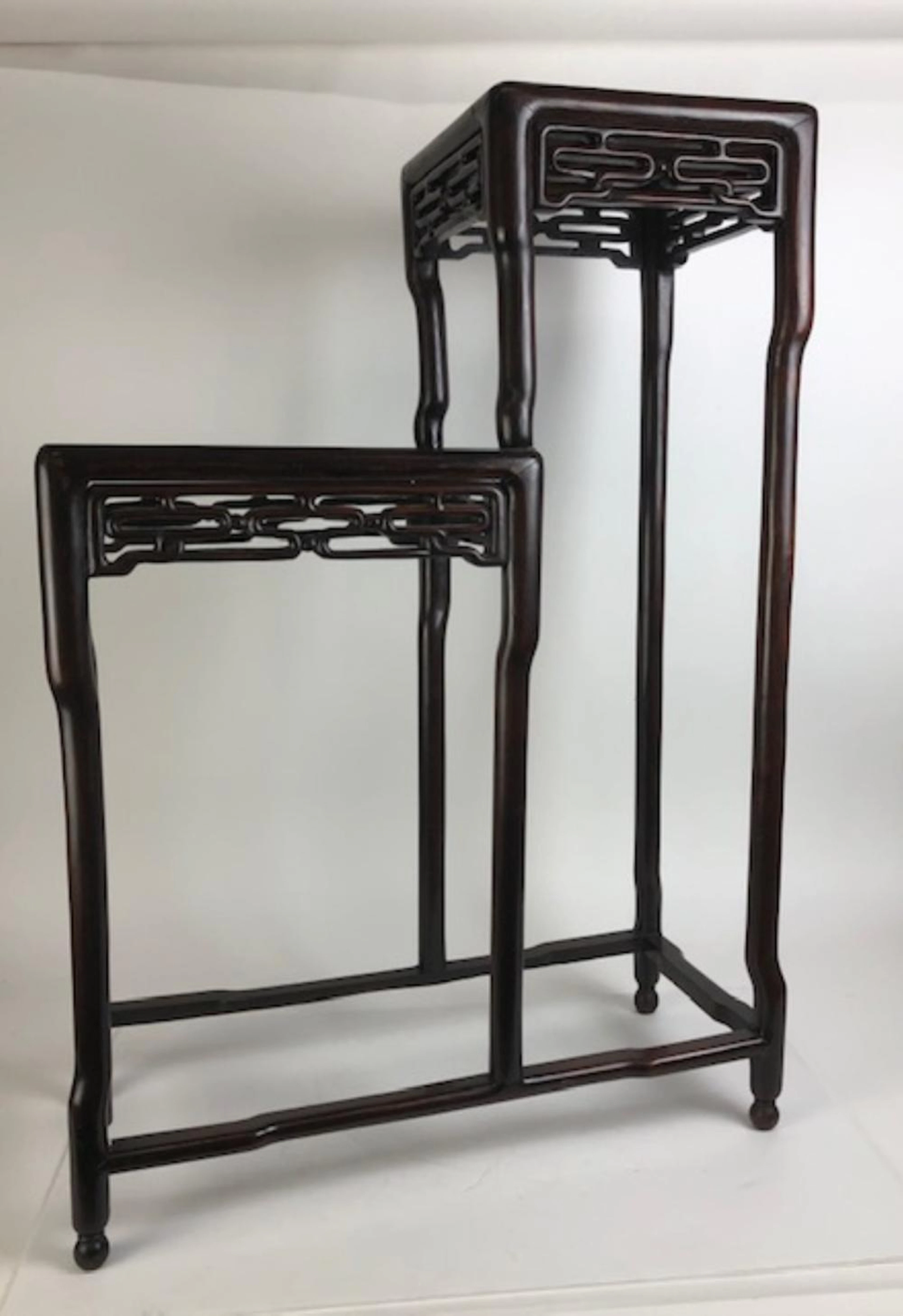 Very rare Chinese Rosewood two tier table.