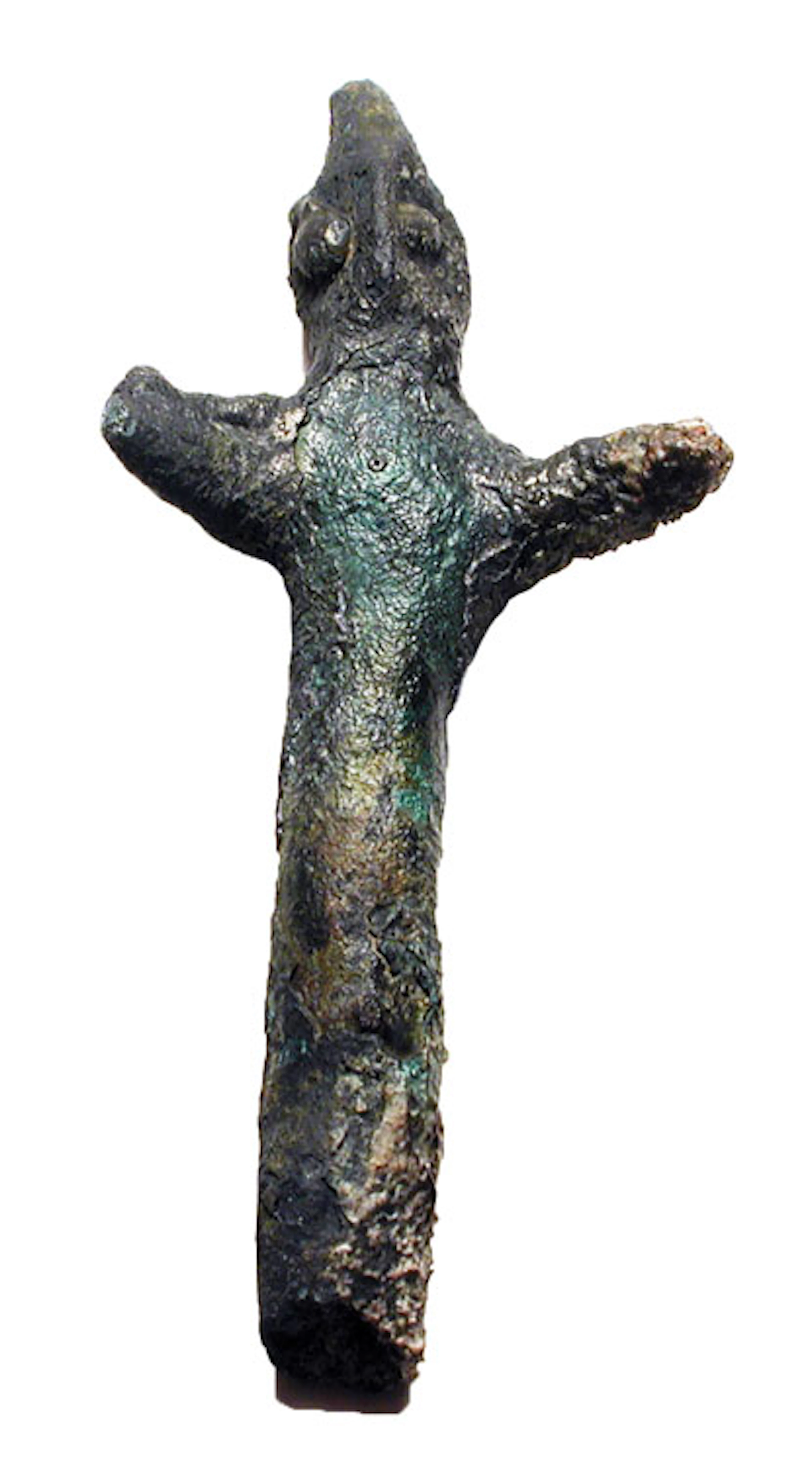Early Bronze God Figurine