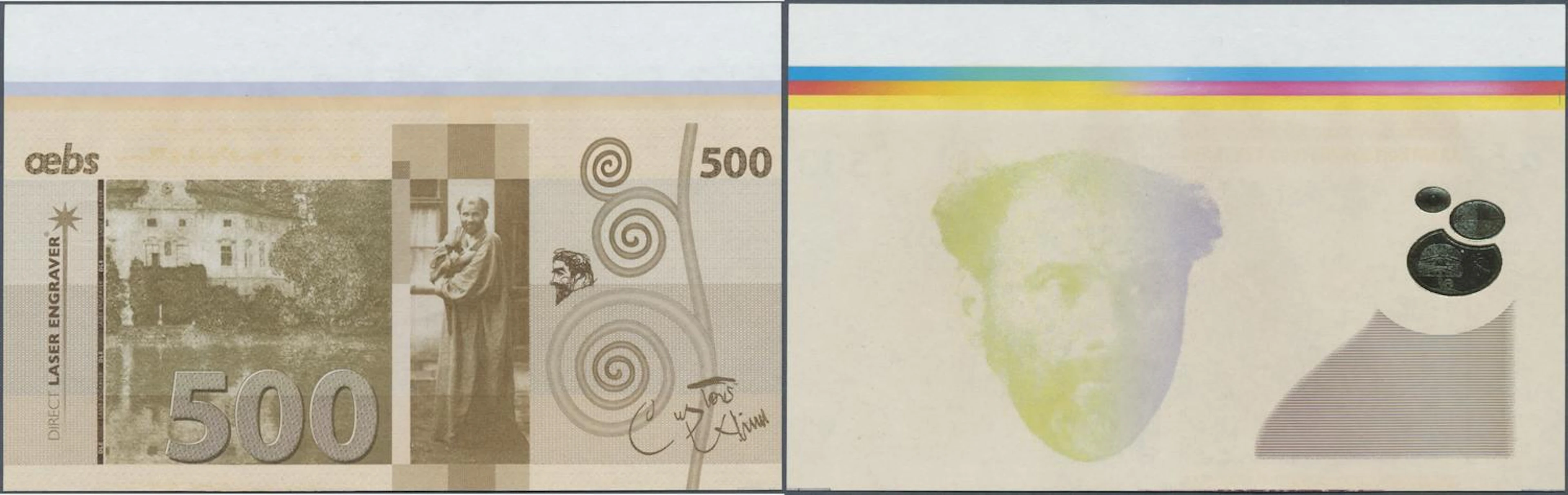 Austria: Test Note printed by OEBS (Austrian Security...