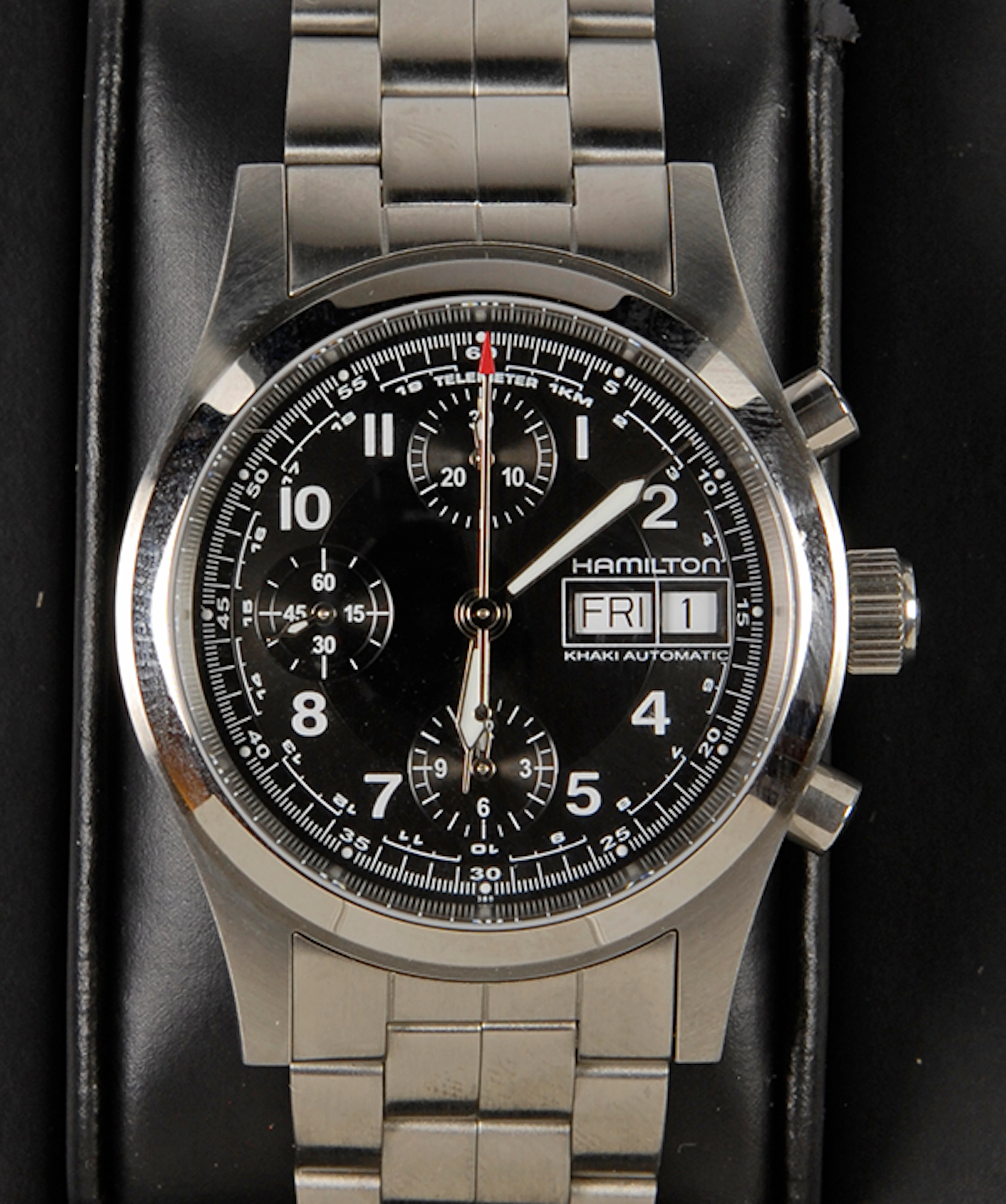 Uhren: Herrenarmbanduhr Hamilton Khaki Automatic 041520 / H605714101