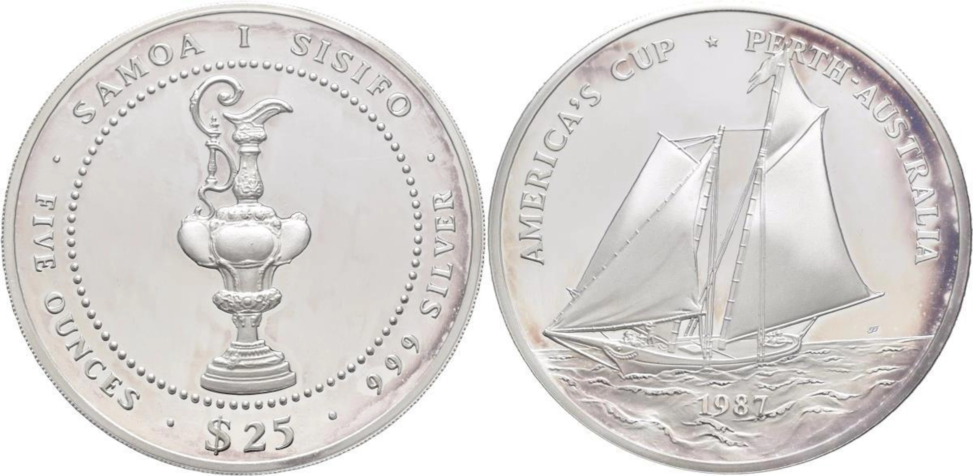 West Samoa: 25 Tala 1987