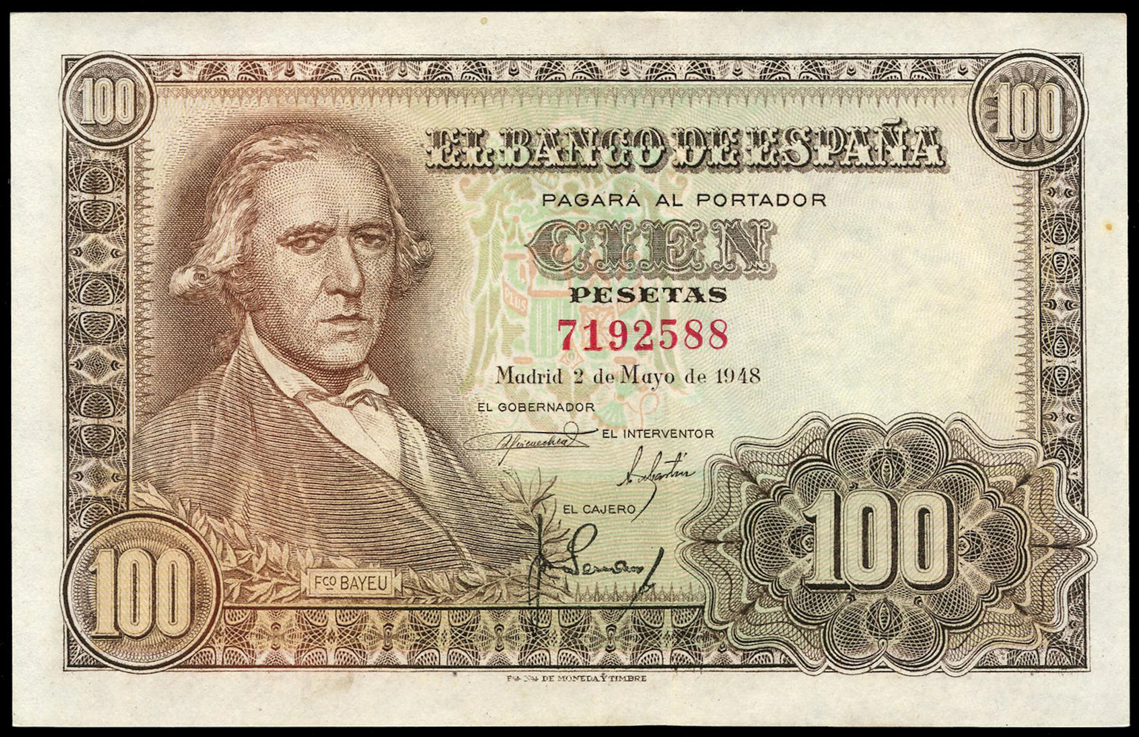 100 pesetas