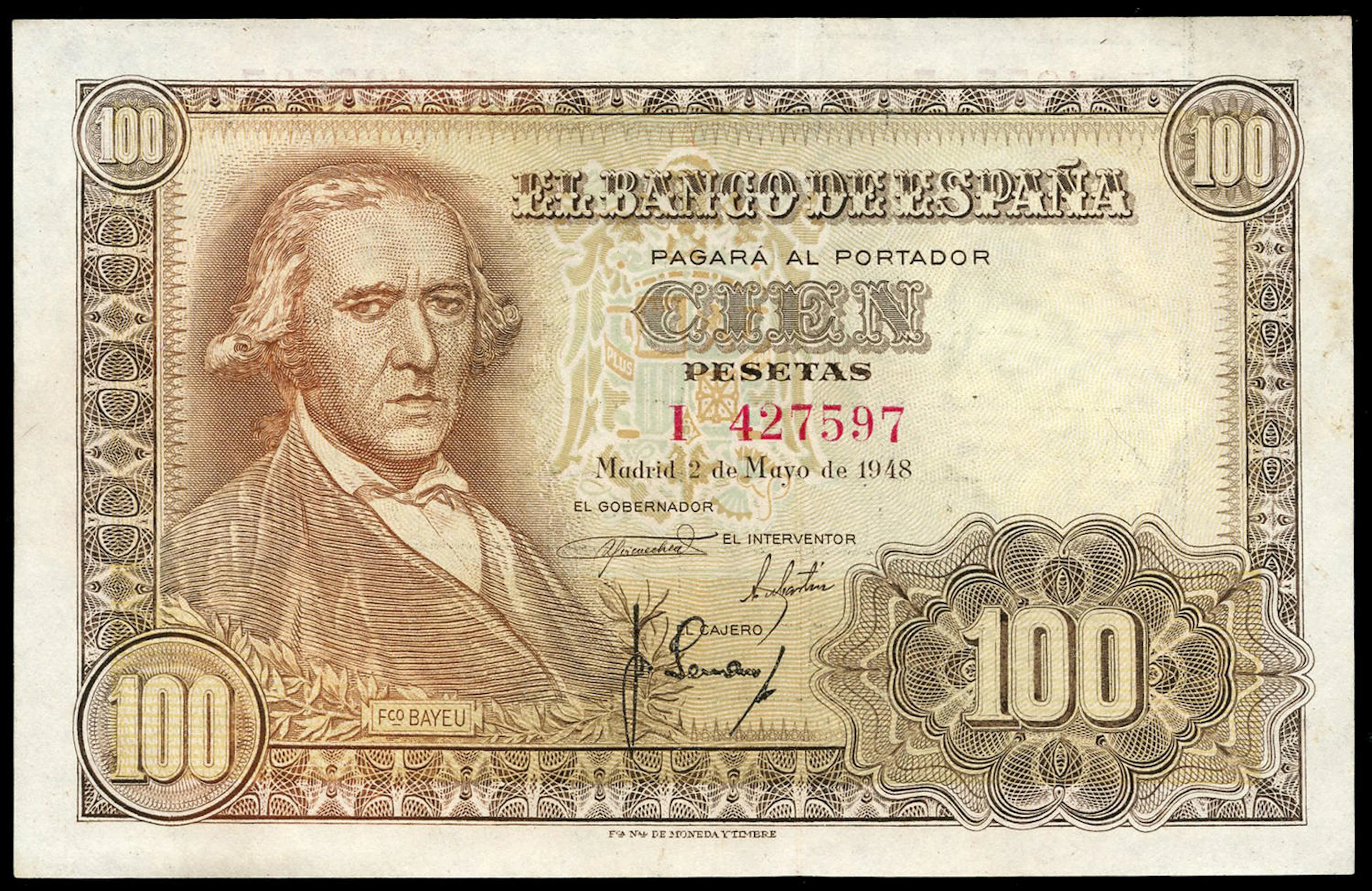 100 pesetas