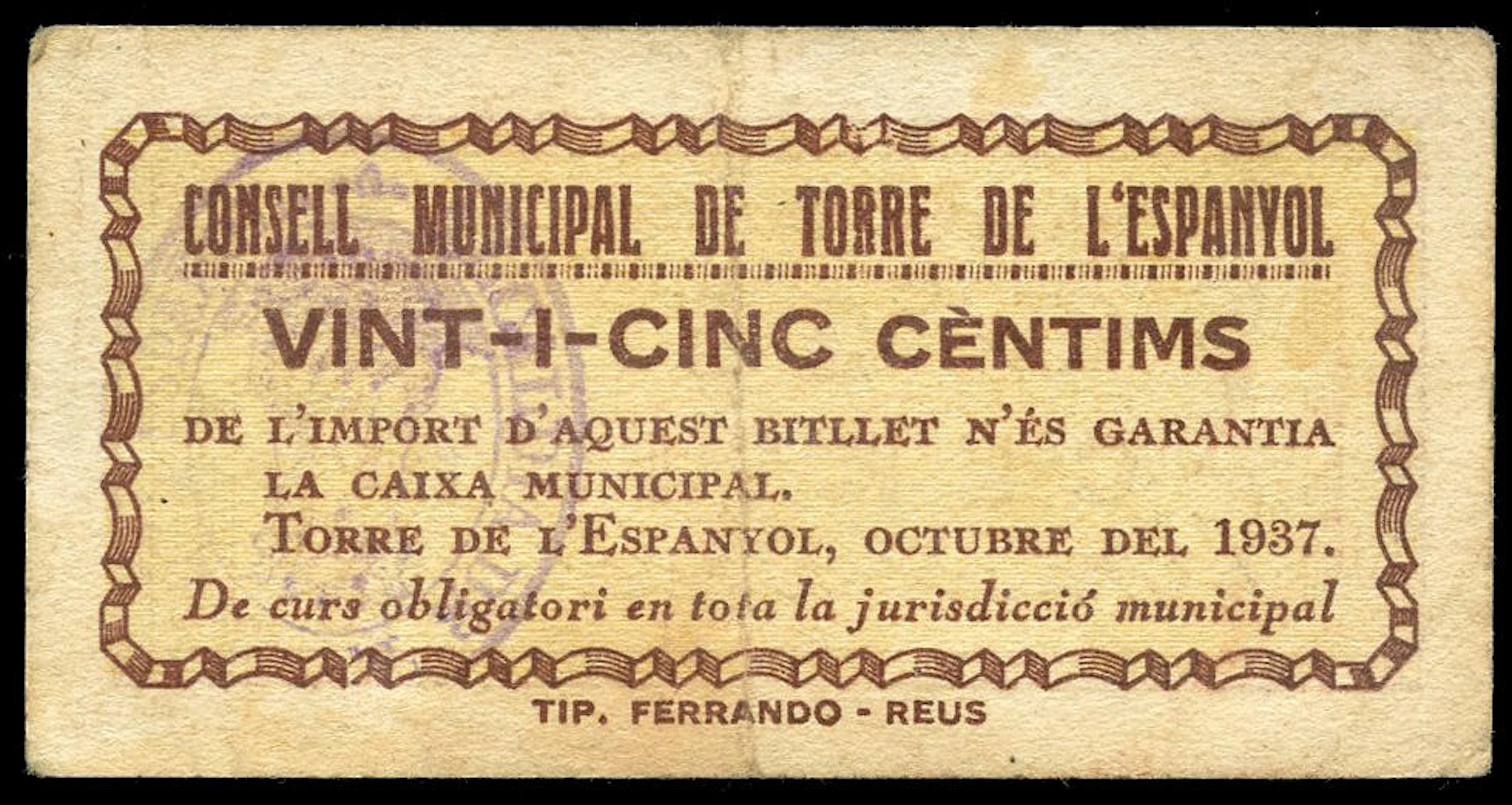 25 céntimos