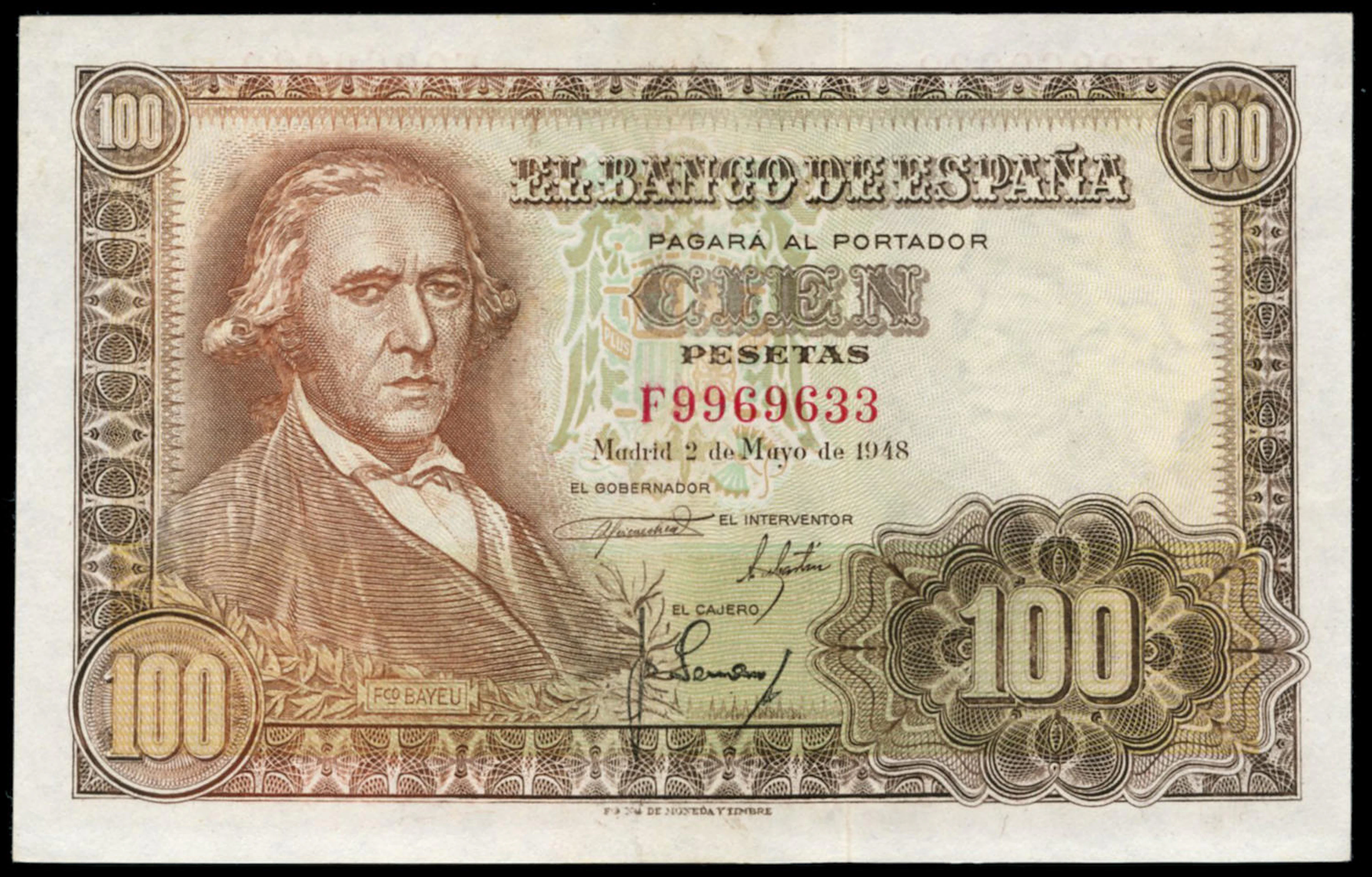 100 pesetas
