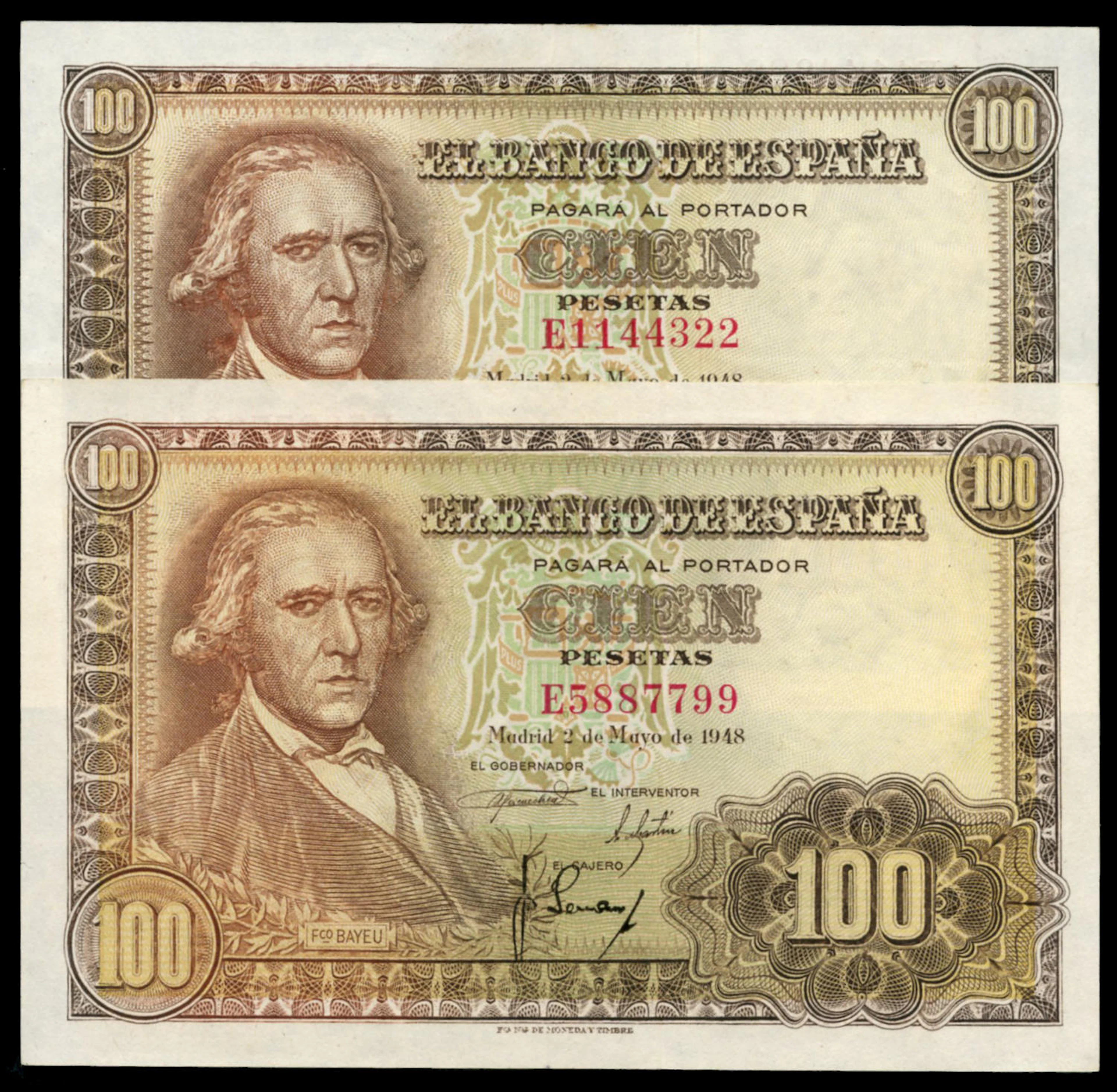 100 pesetas