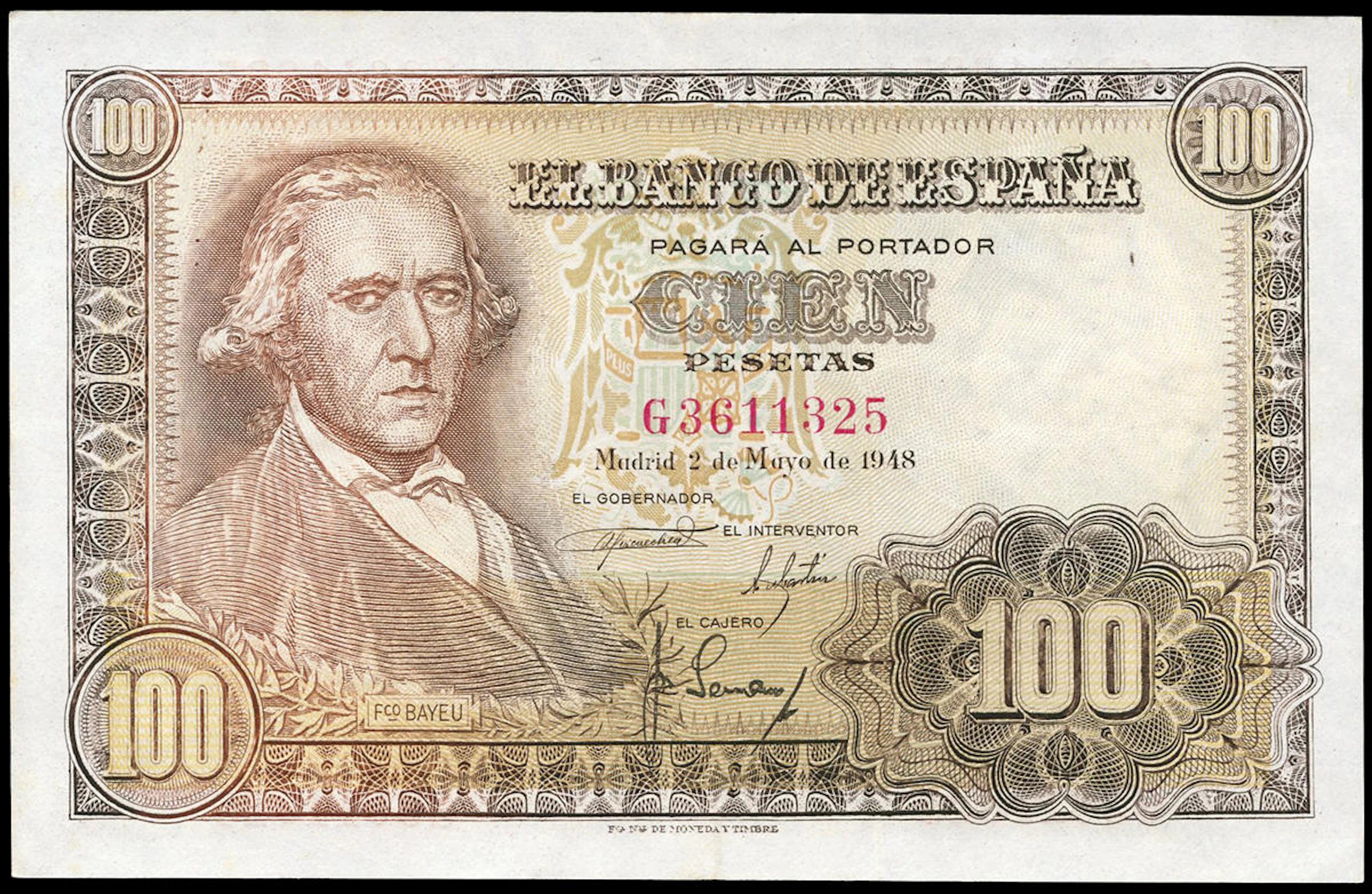 100 pesetas