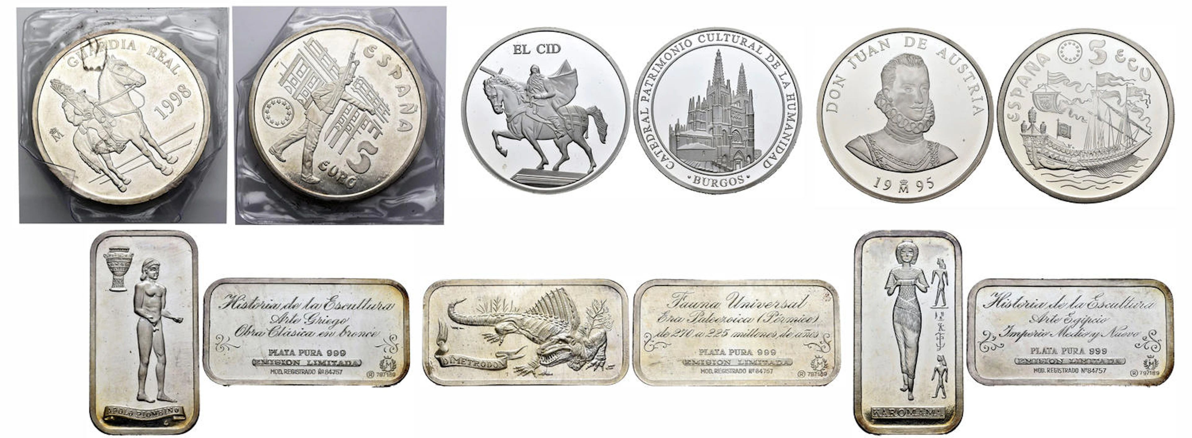 Lote de 6 piezas de plata
