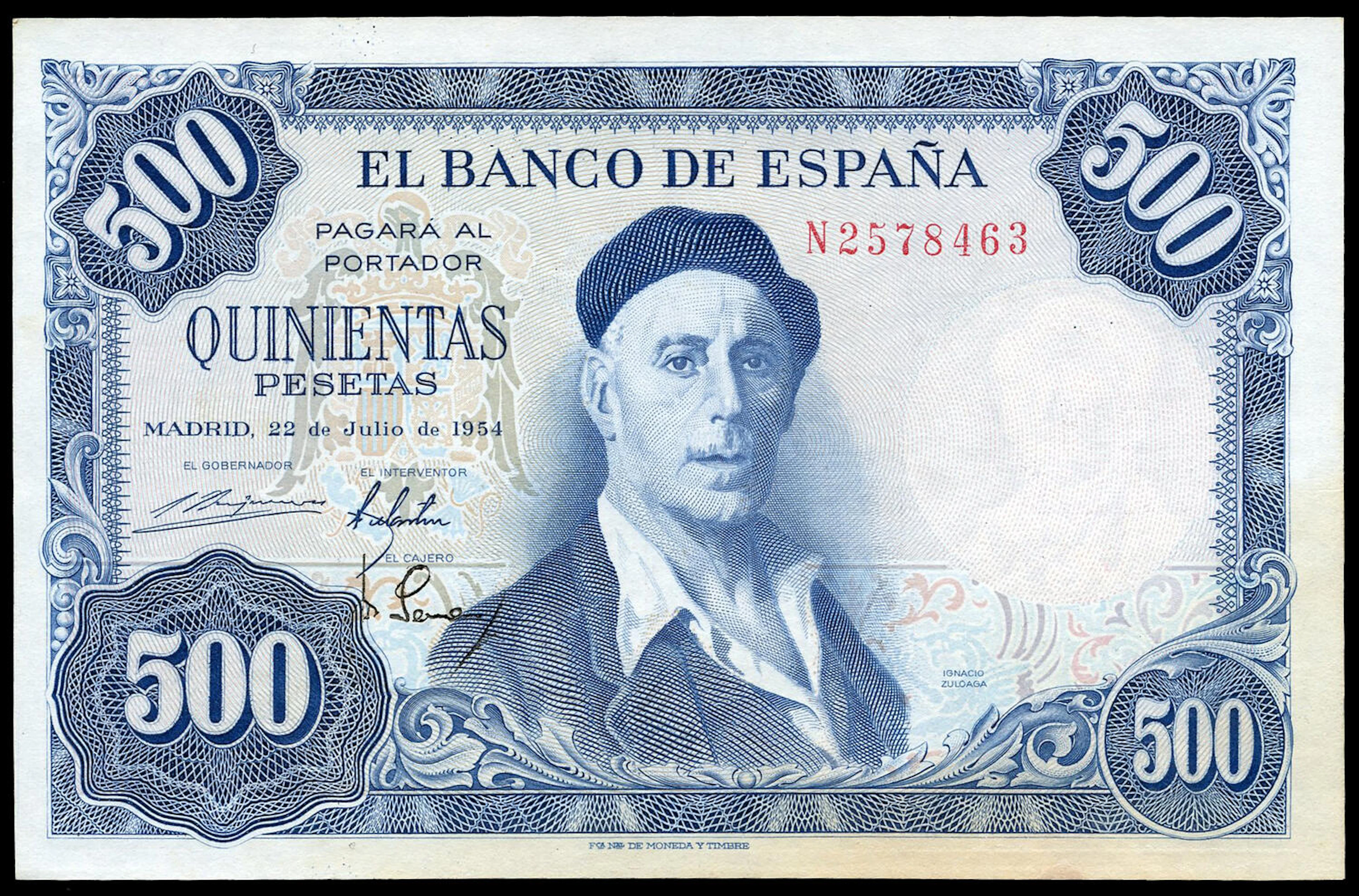 500 pesetas