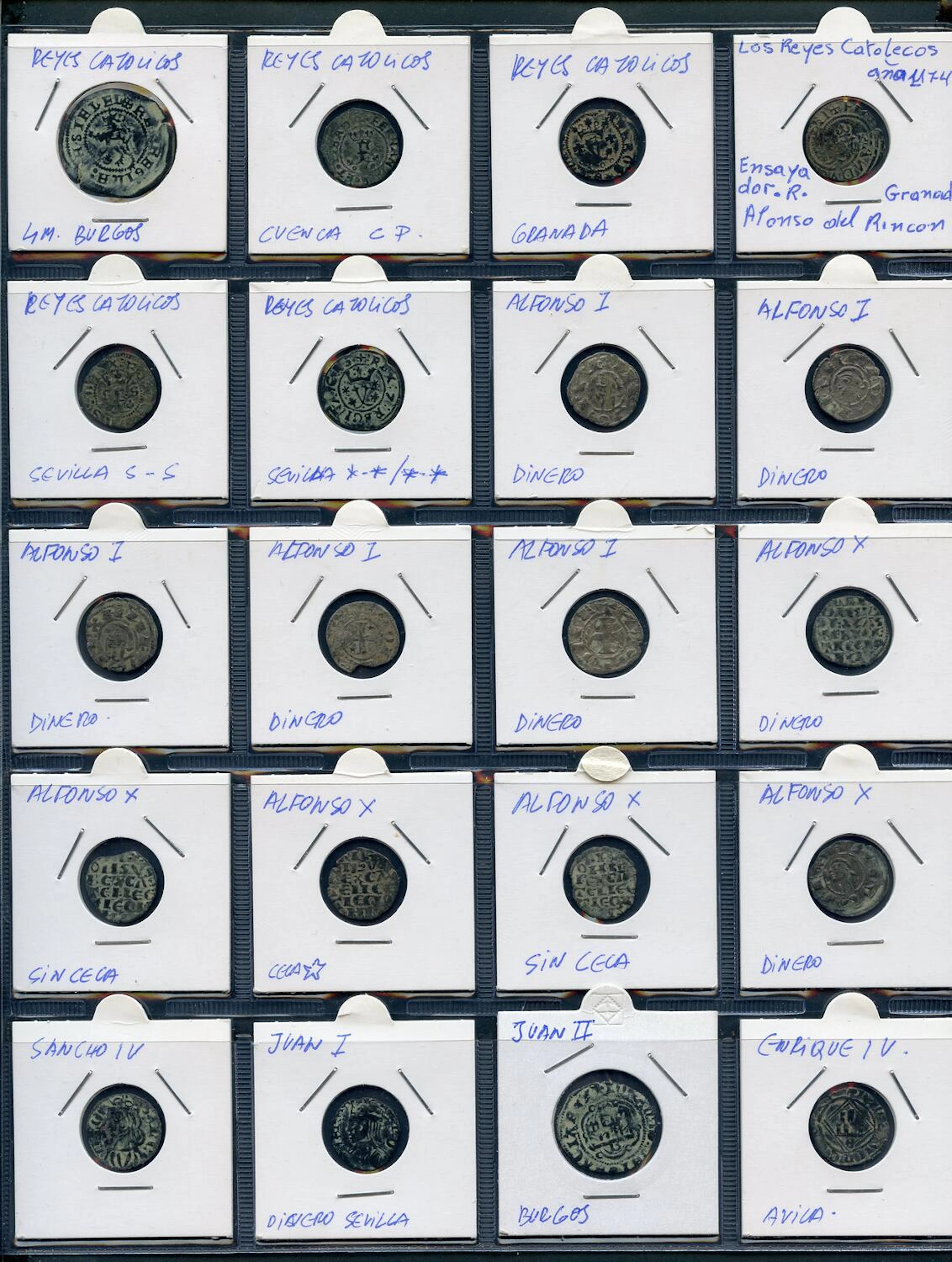 Lote de 20 monedas medievales