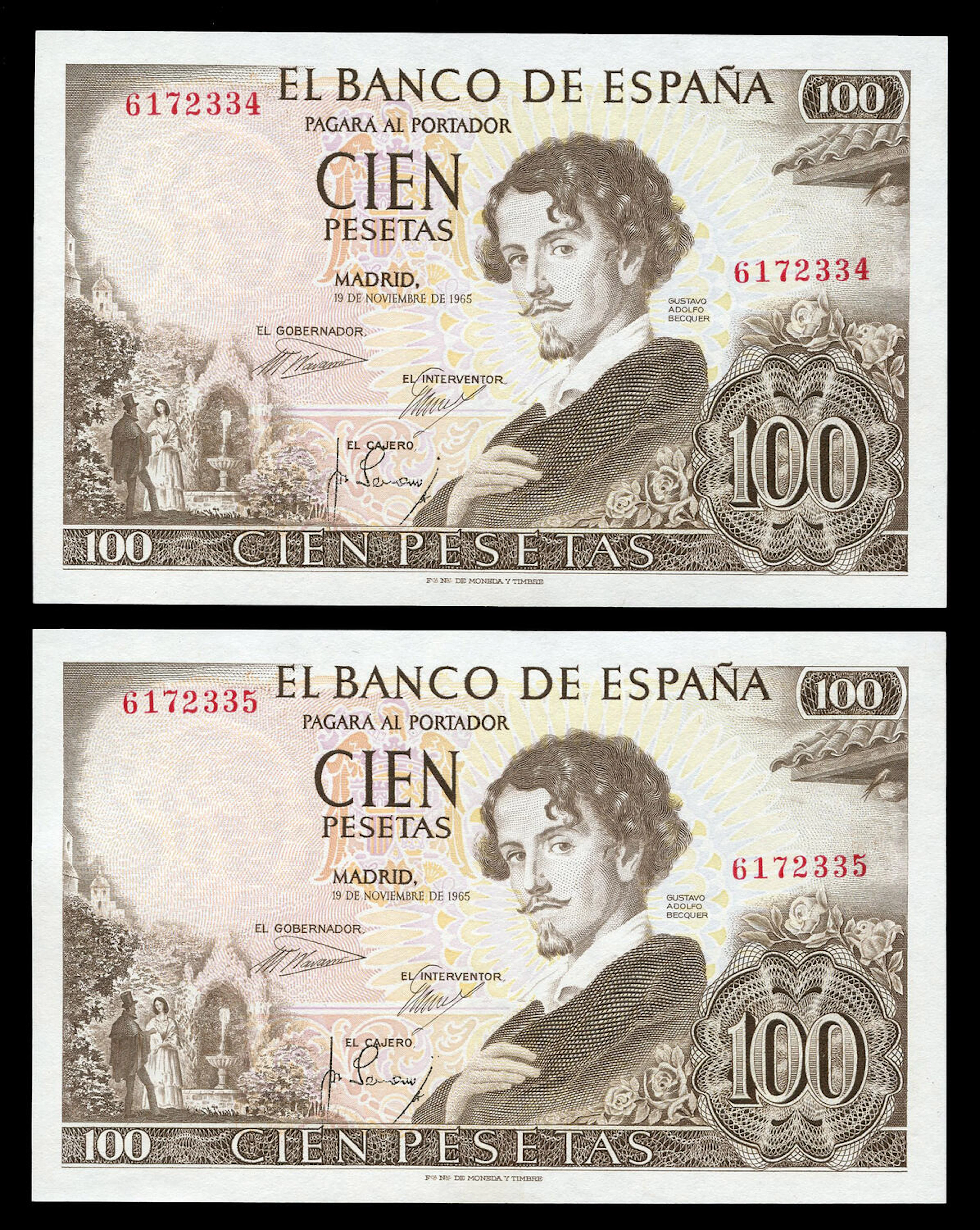 100 pesetas