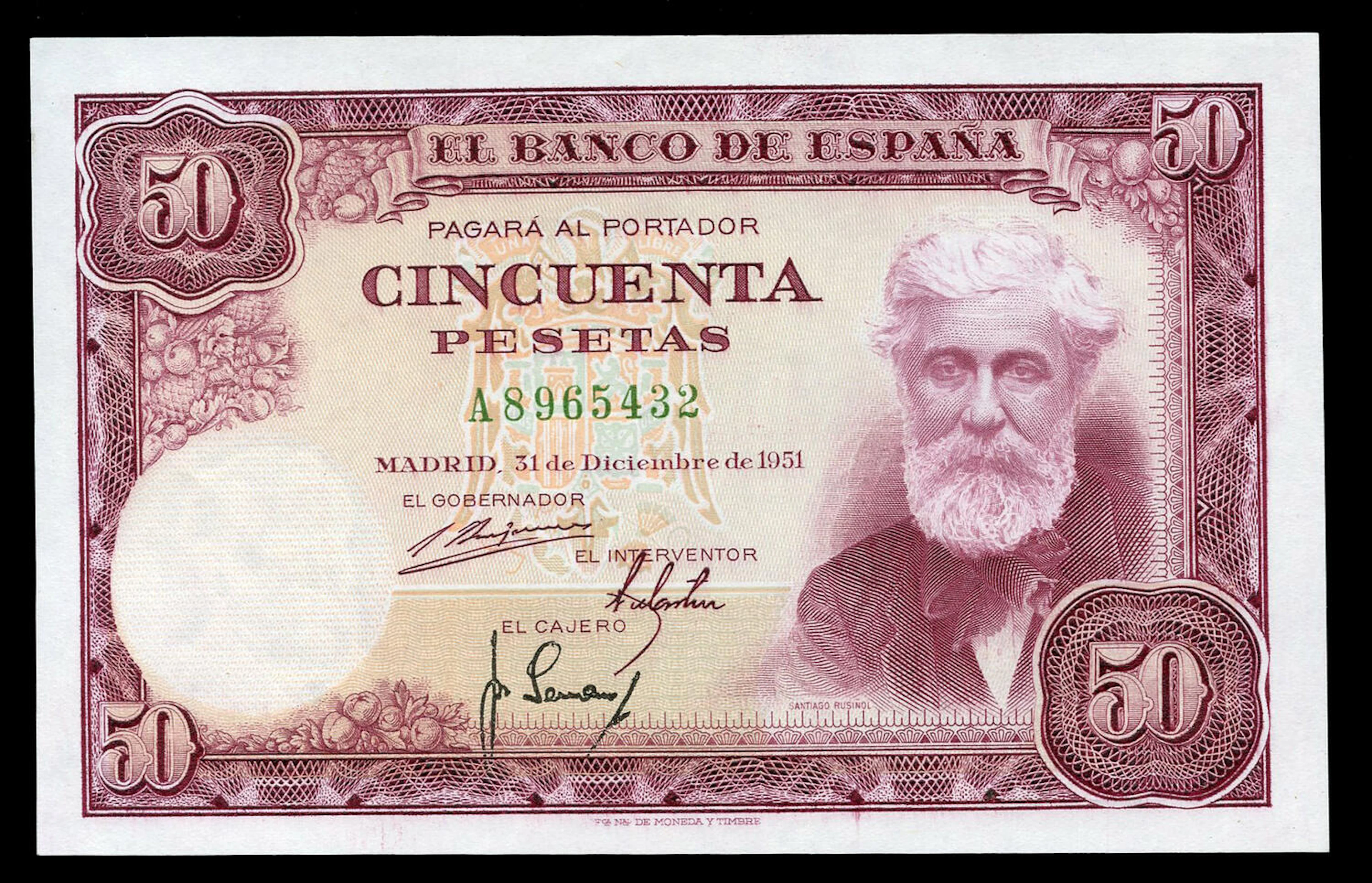 50 pesetas