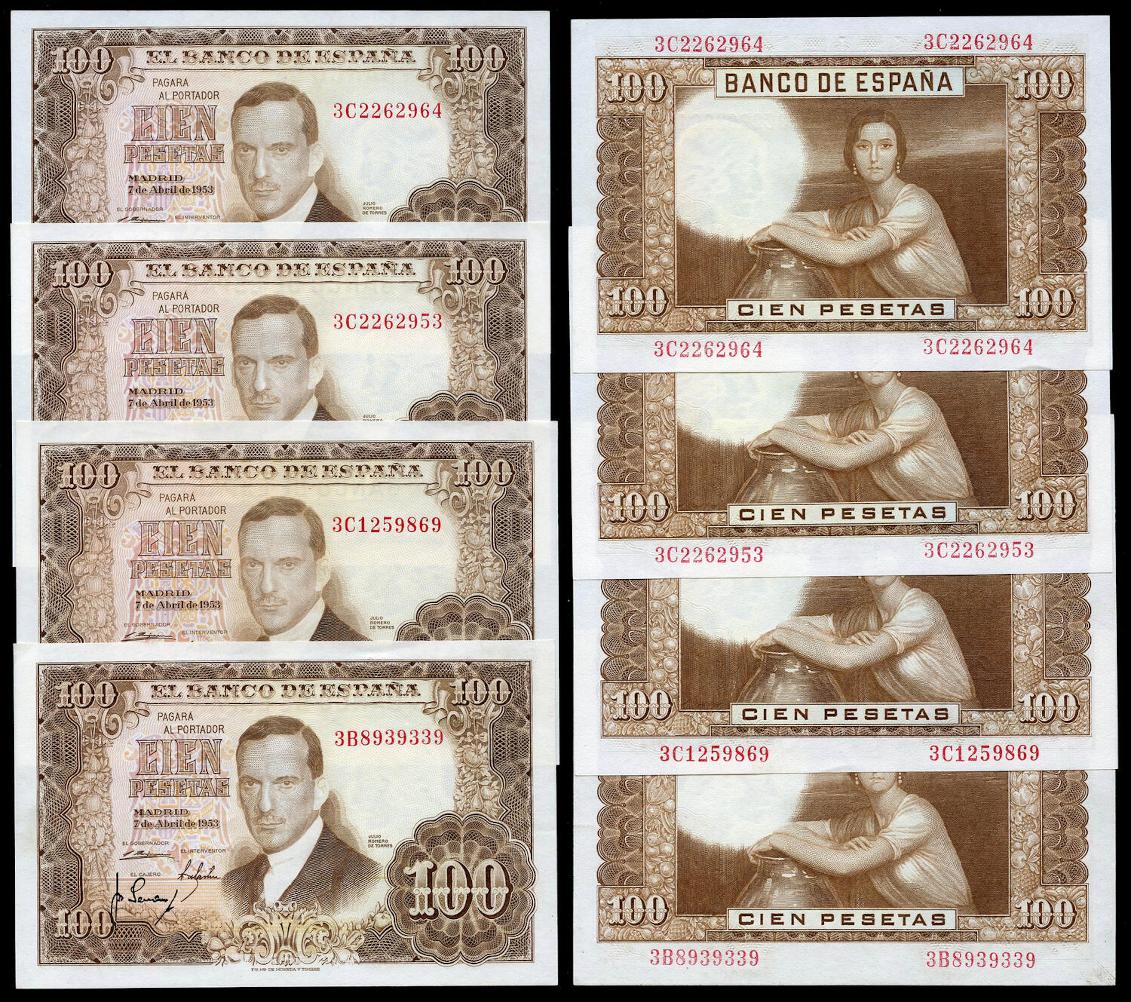 100 pesetas