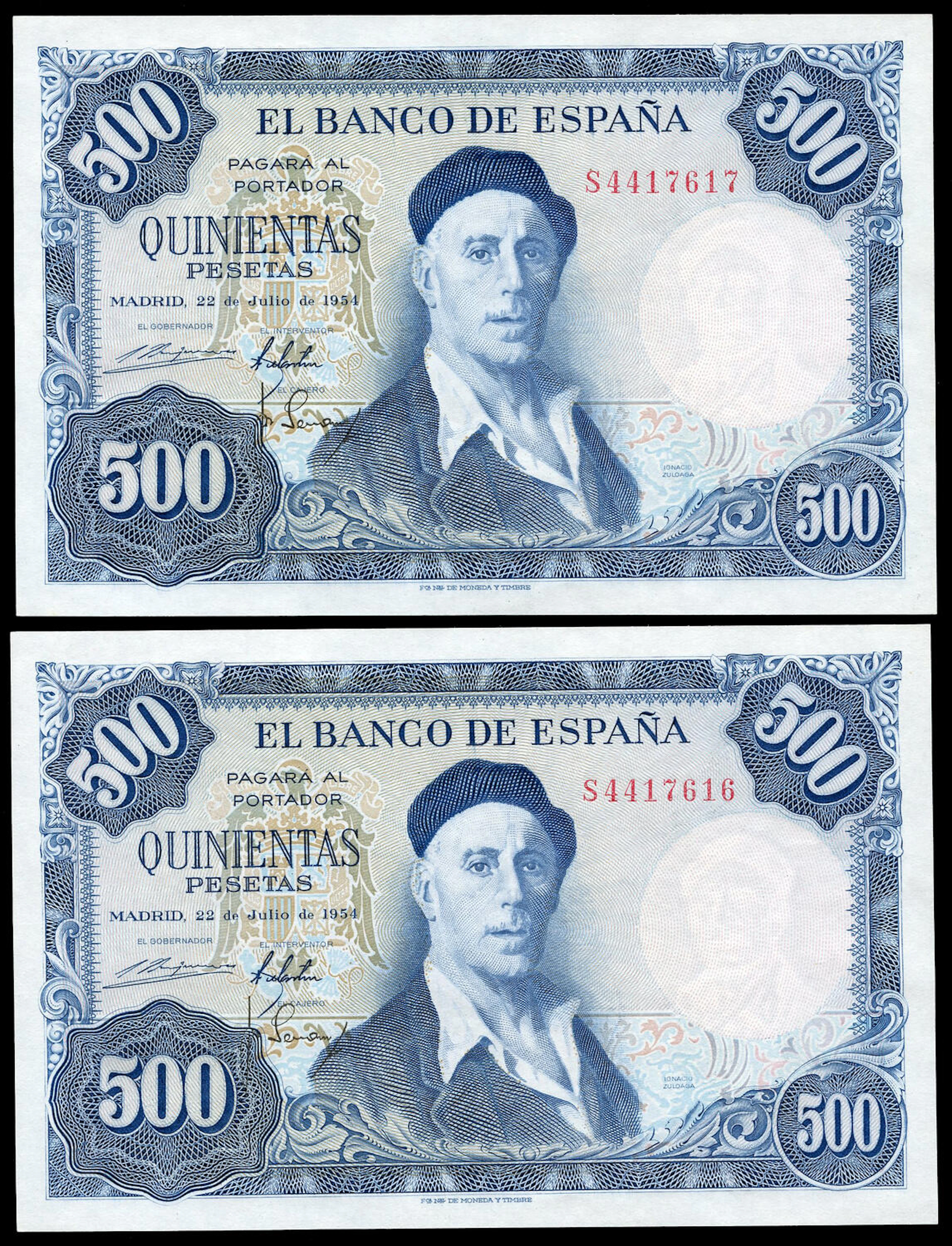 500 pesetas
