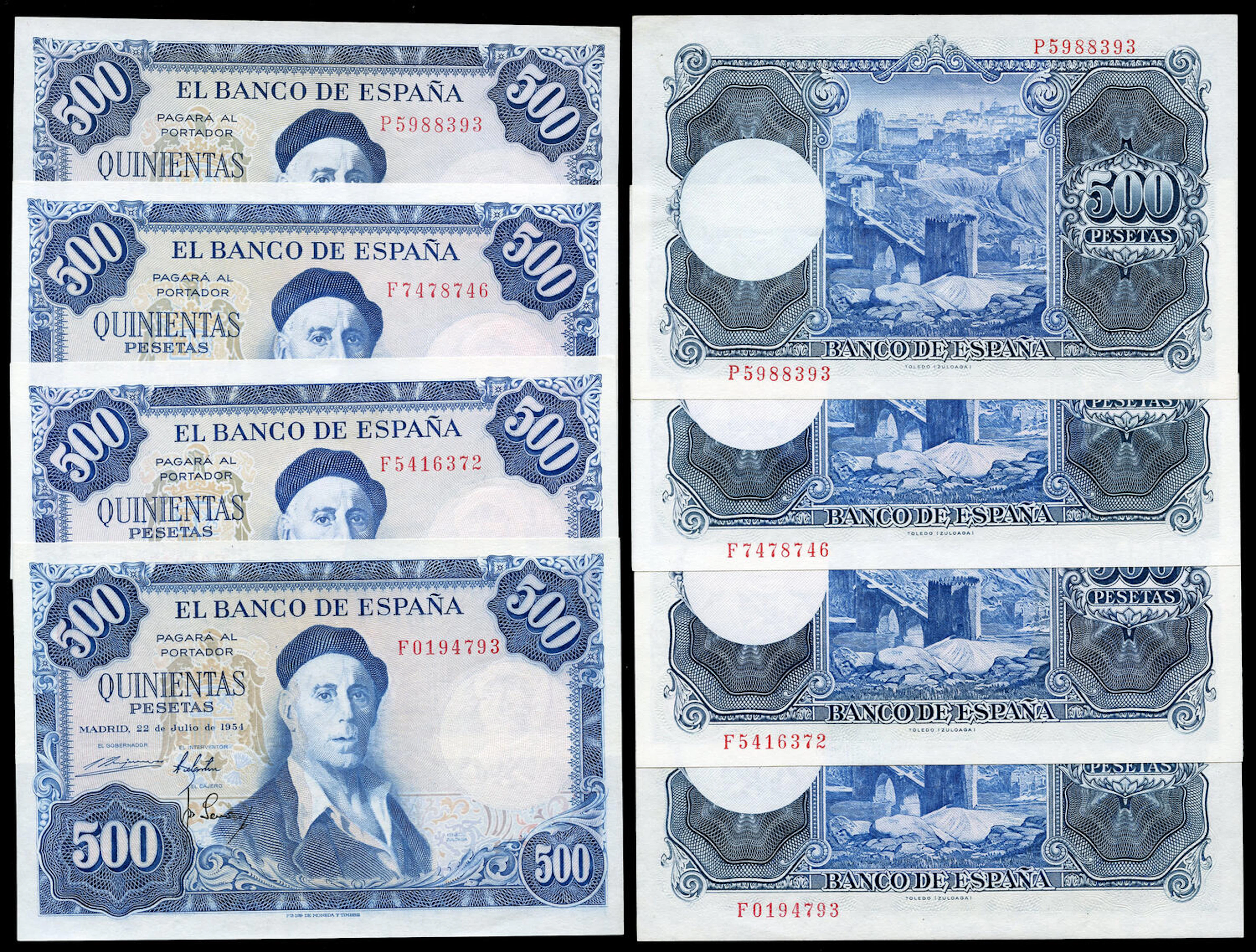500 pesetas