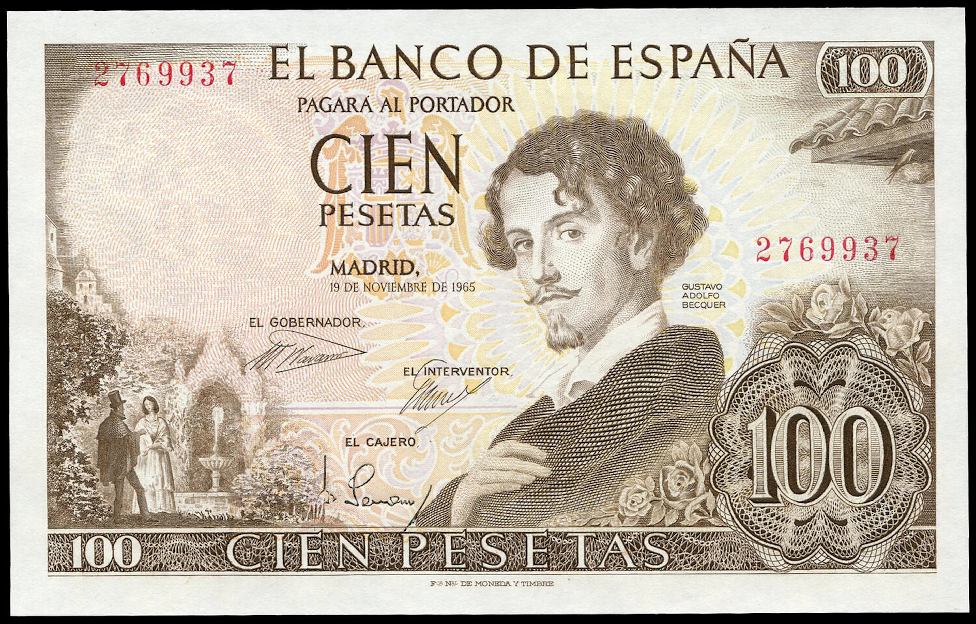 100 pesetas