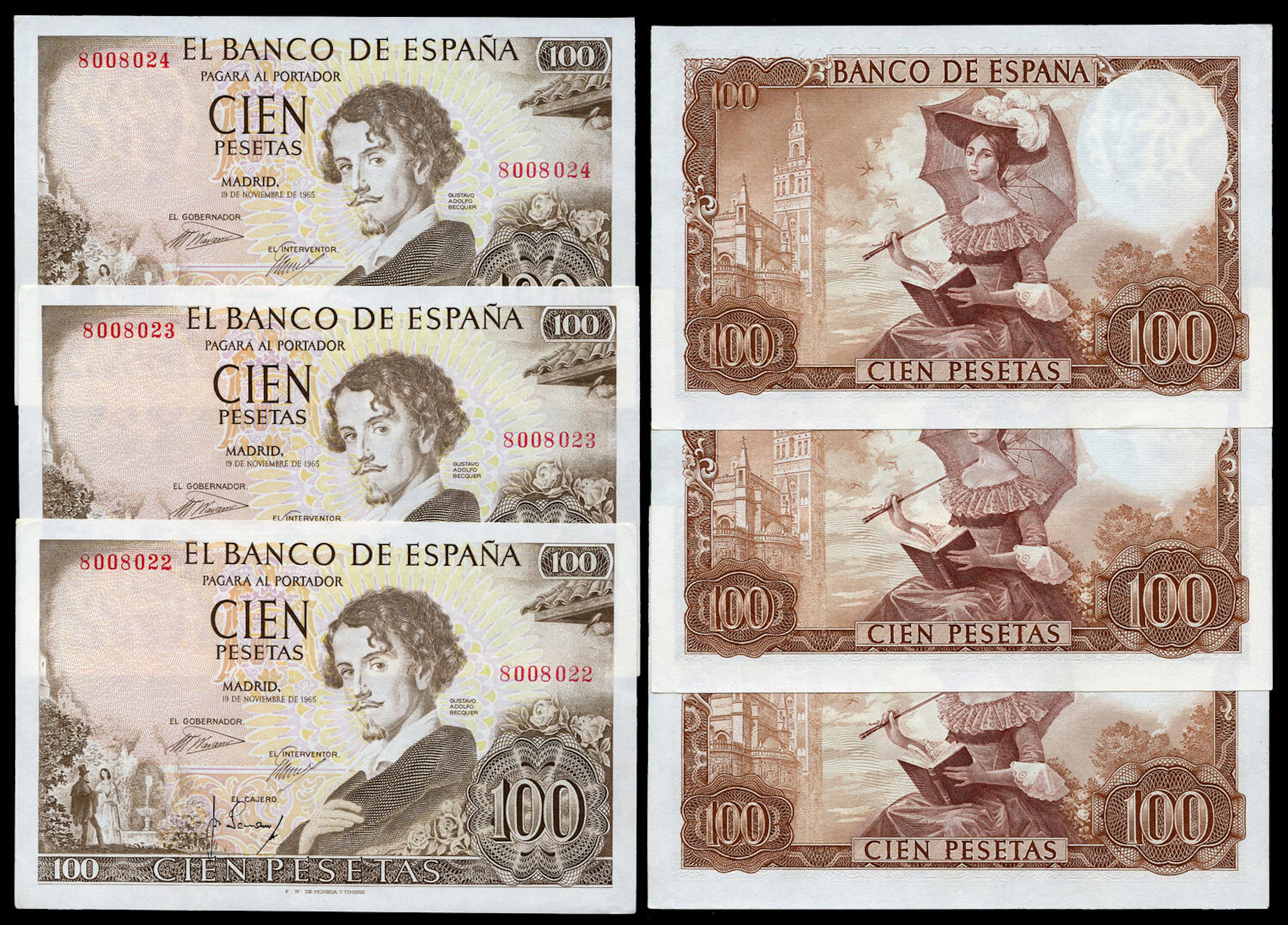 100 pesetas