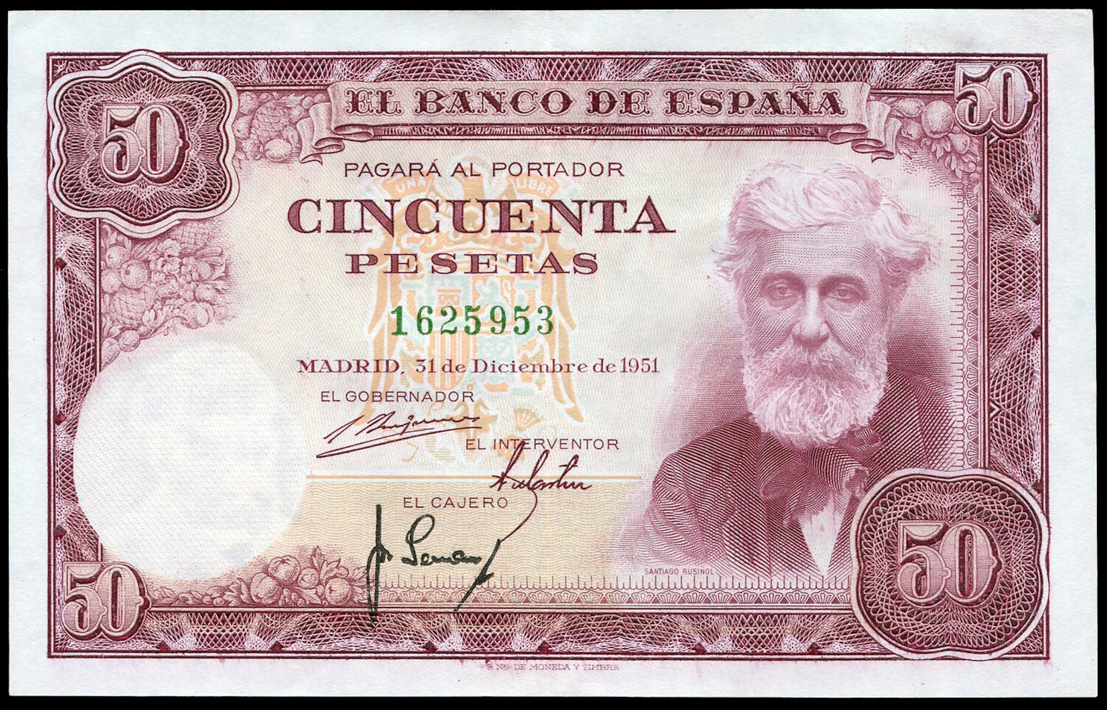 50 pesetas
