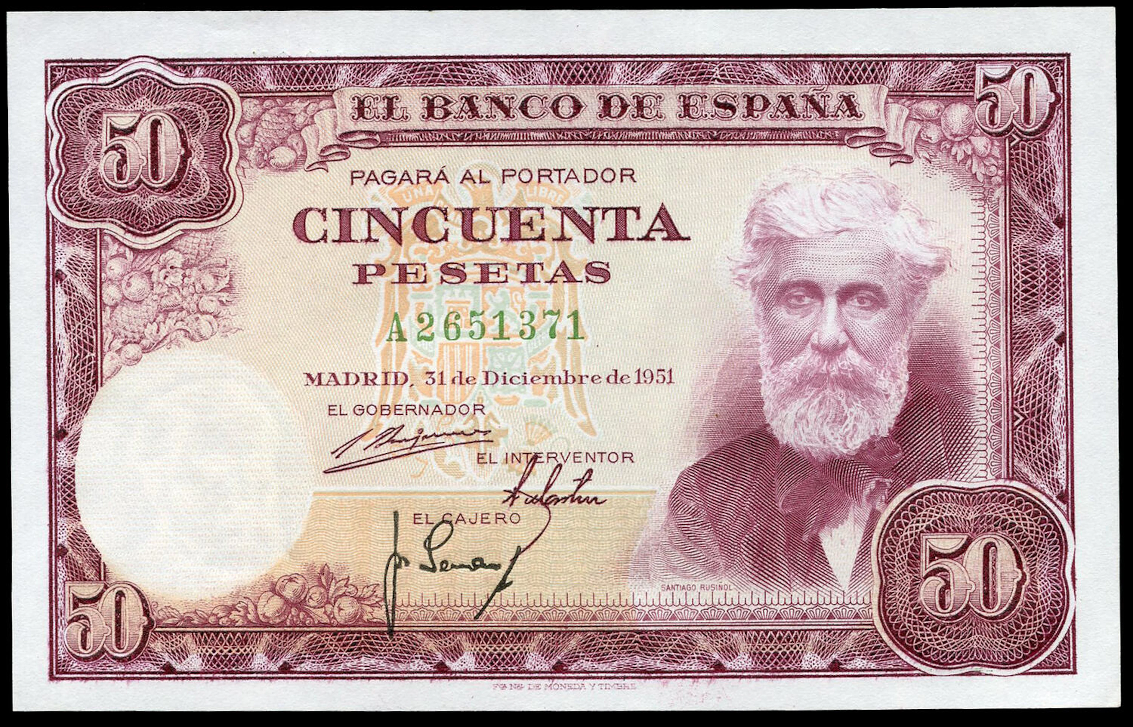50 pesetas
