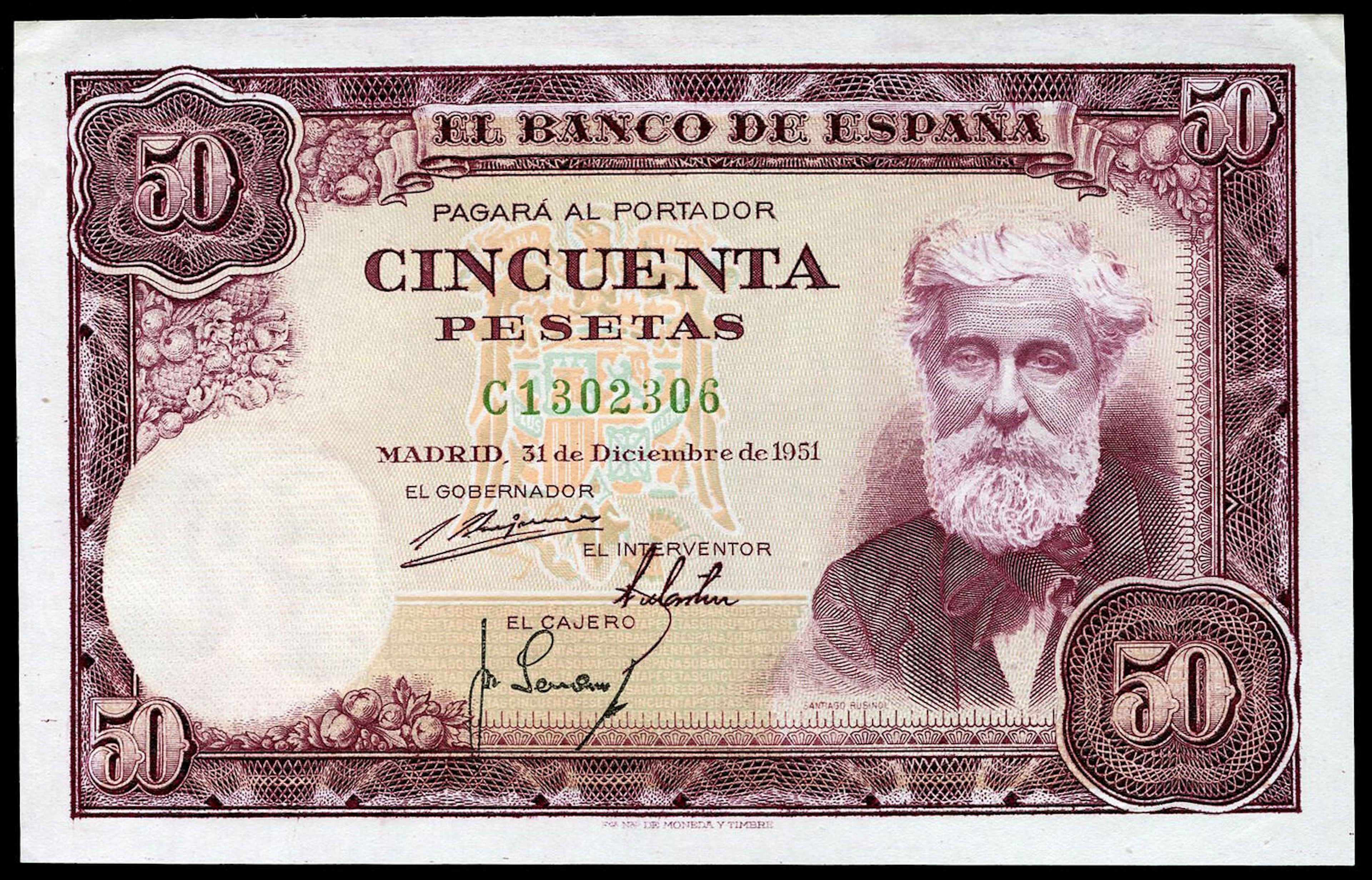 50 pesetas