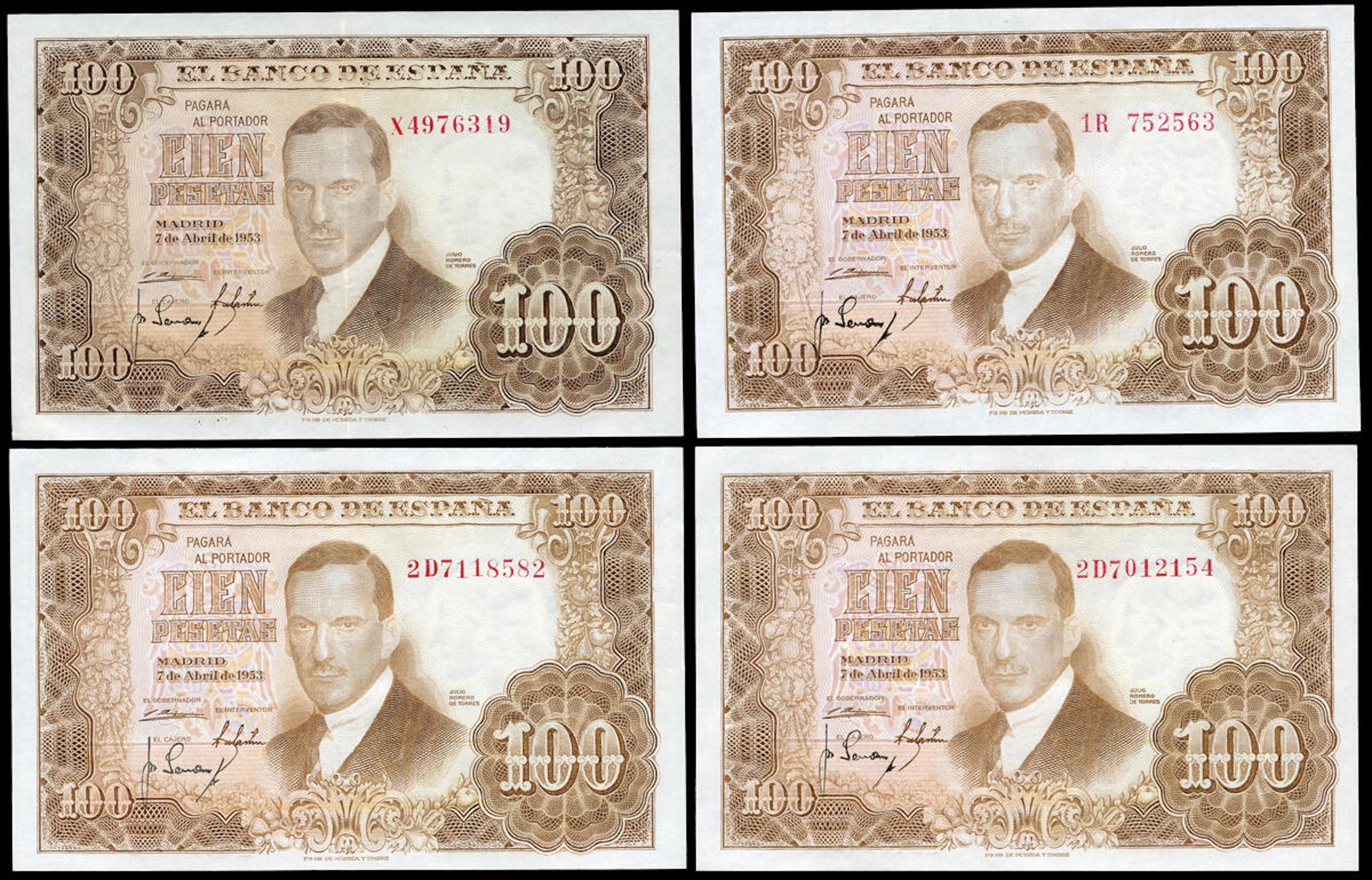 100 pesetas