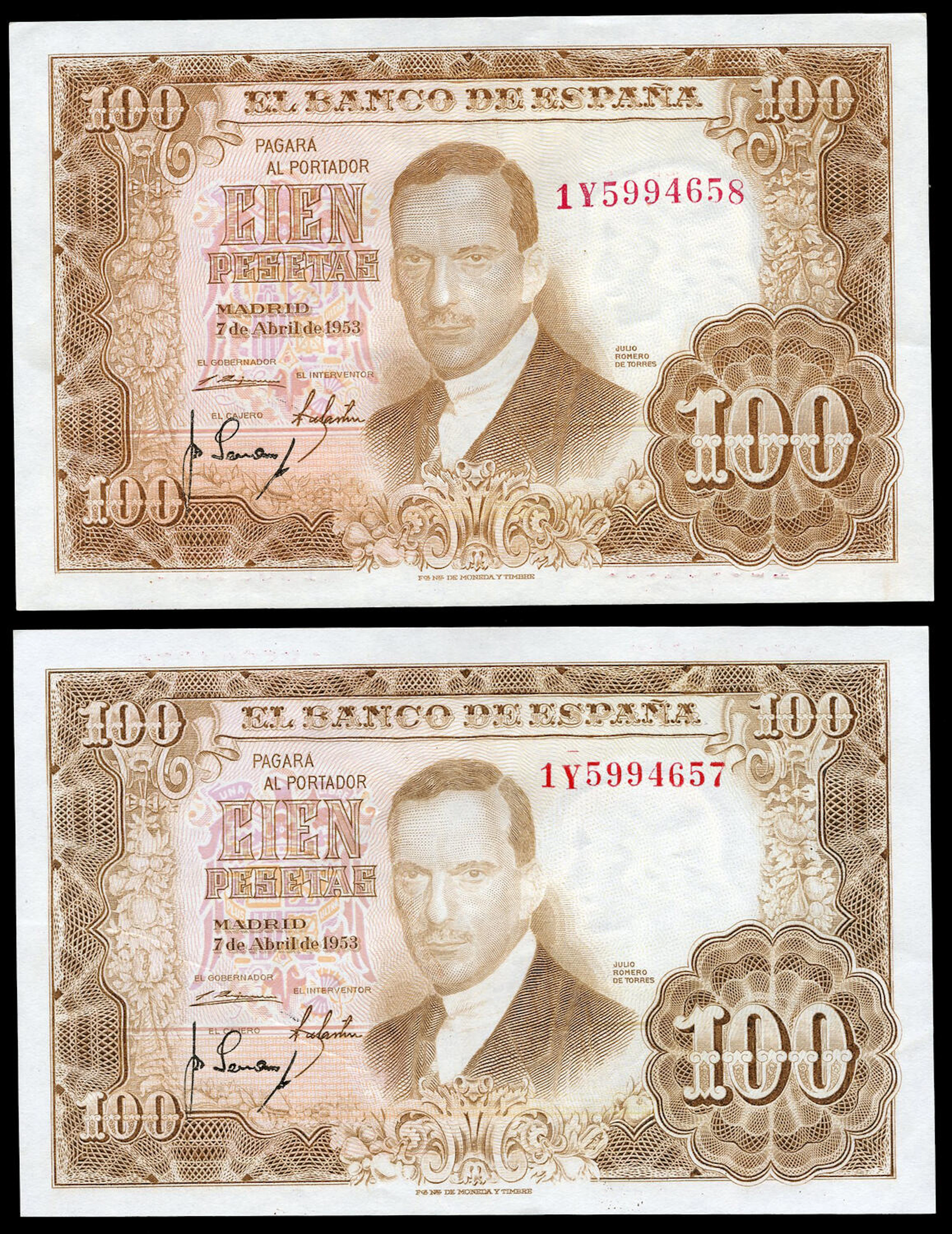 100 pesetas