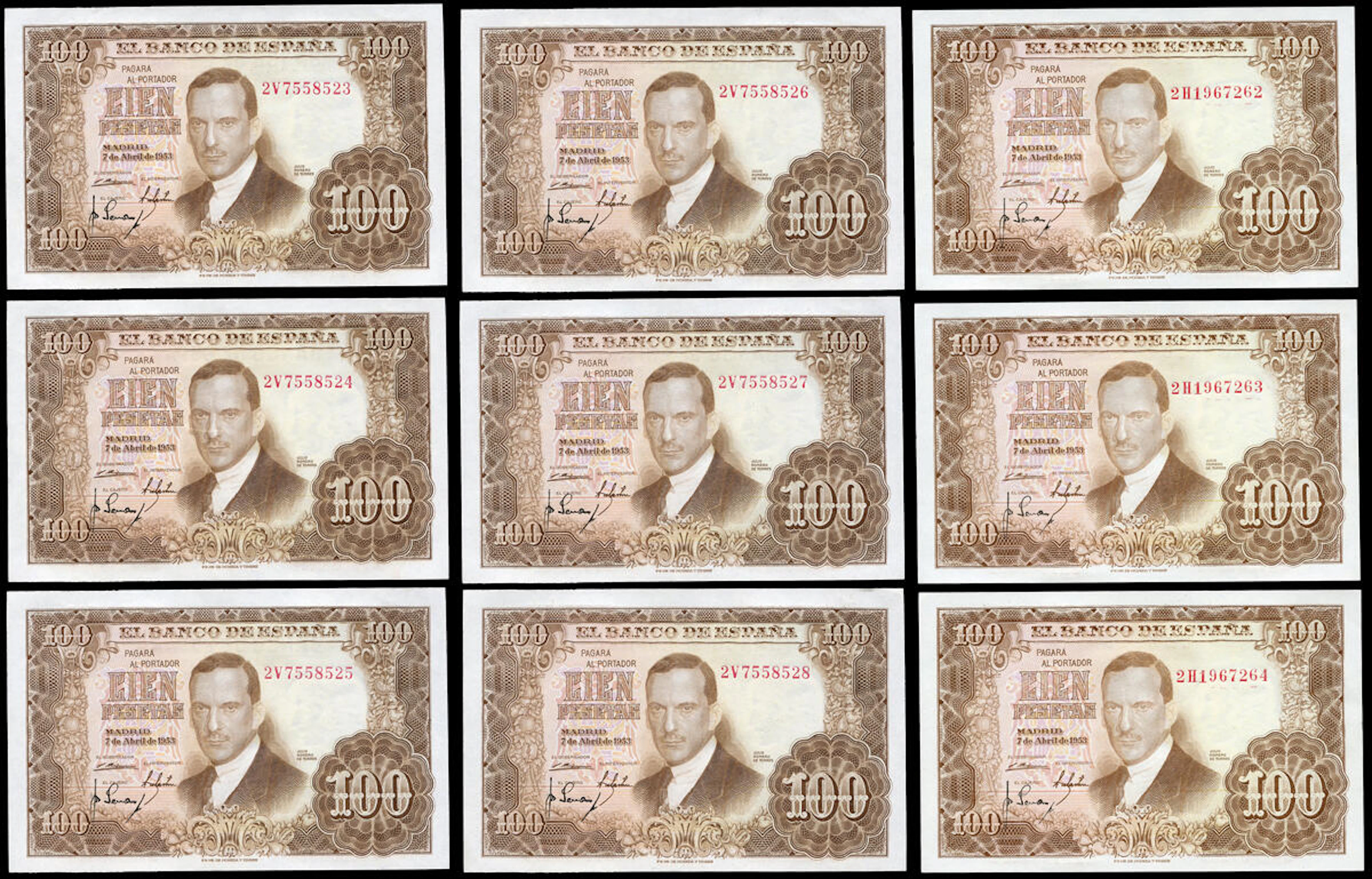 100 pesetas