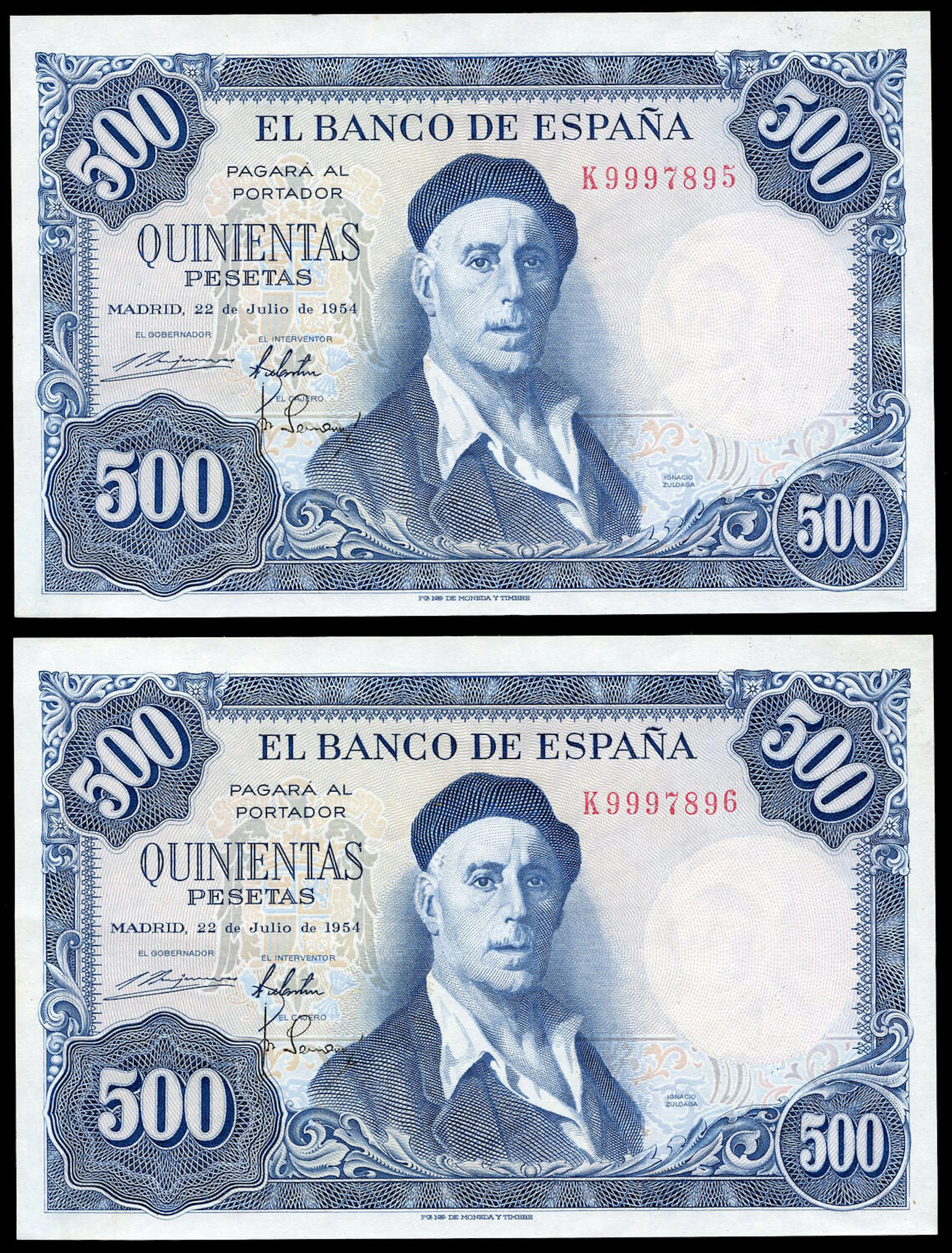500 pesetas