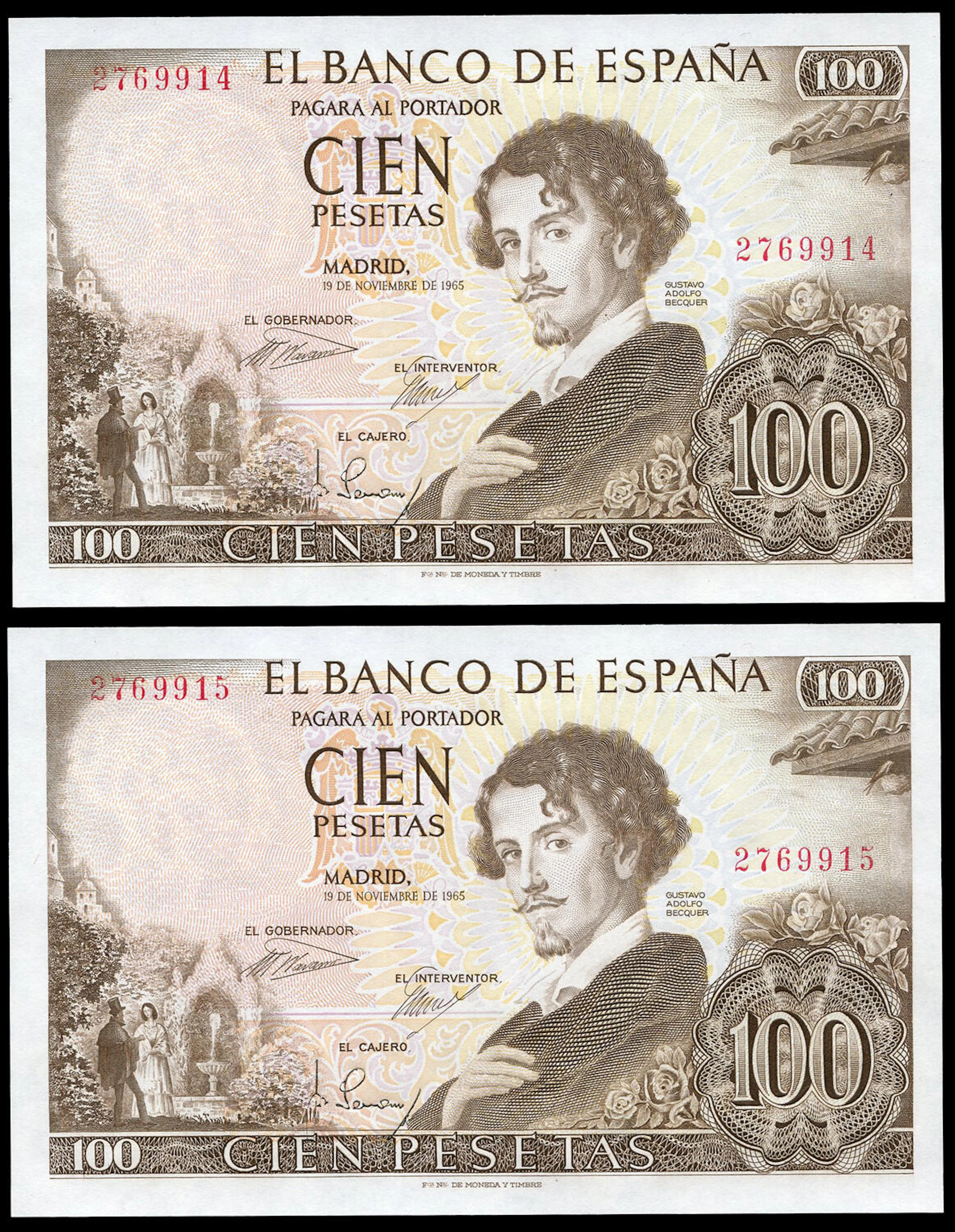 100 pesetas