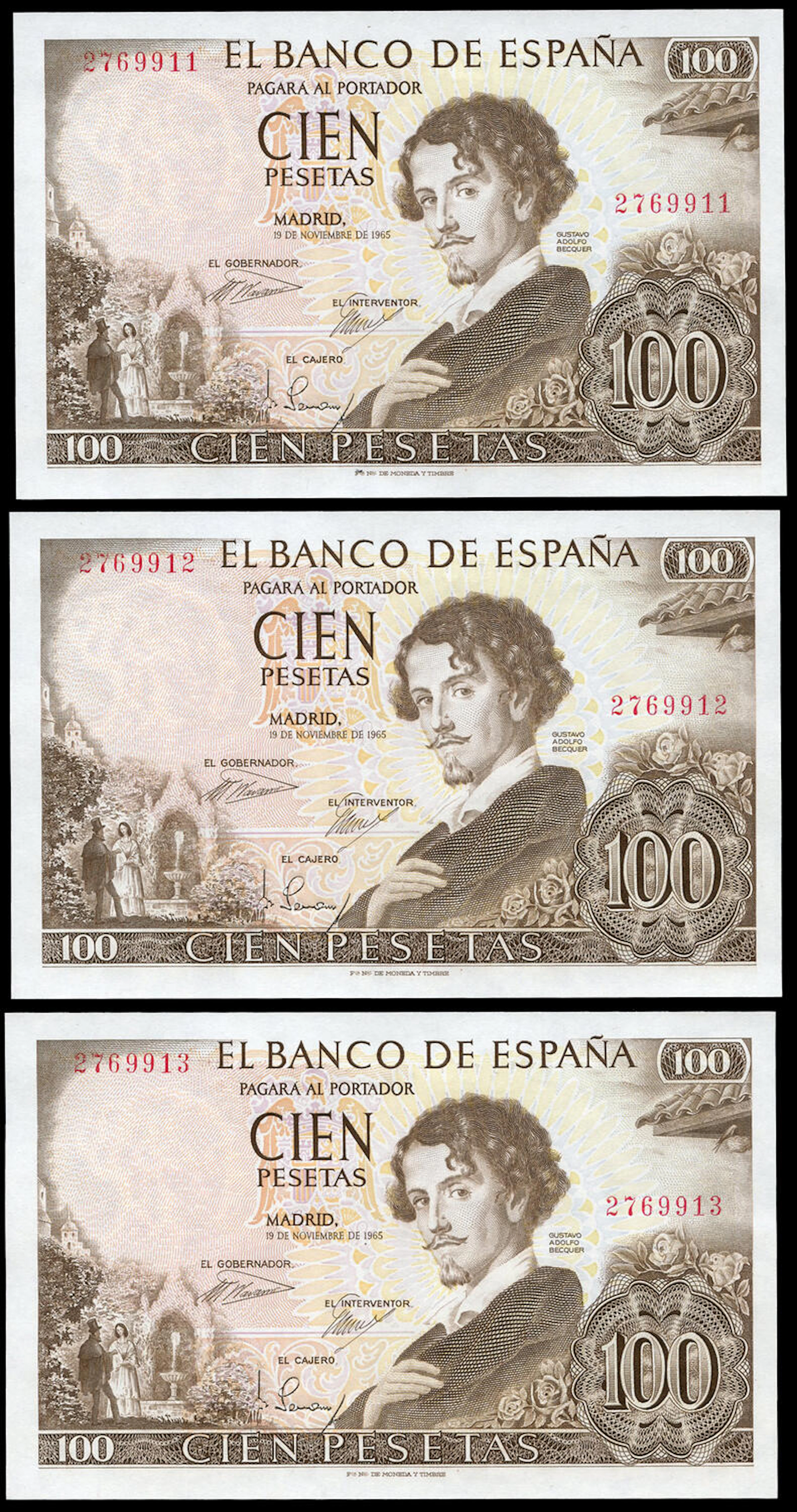 100 pesetas