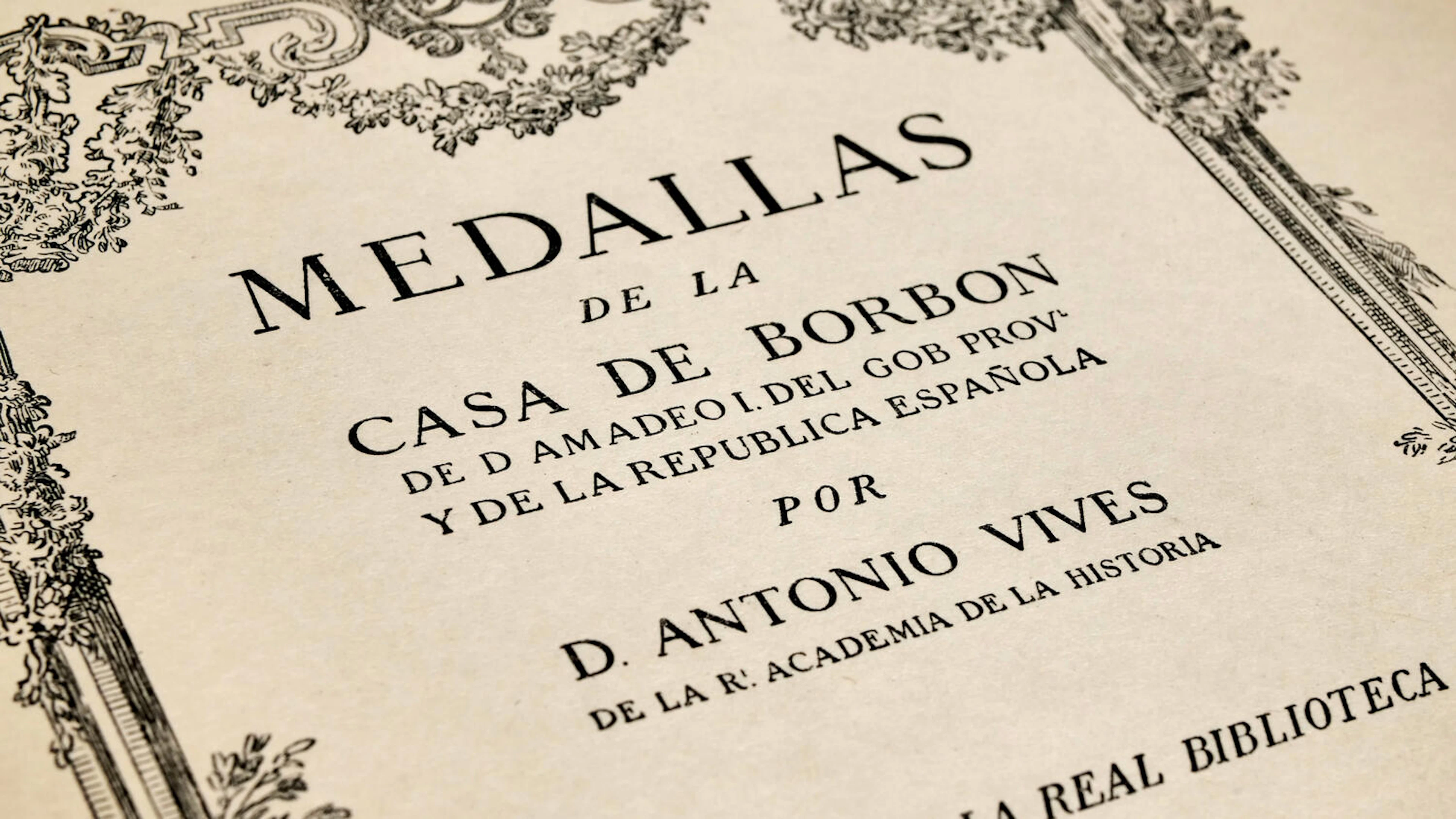MEDALLAS DE LA CASA DE BORBON