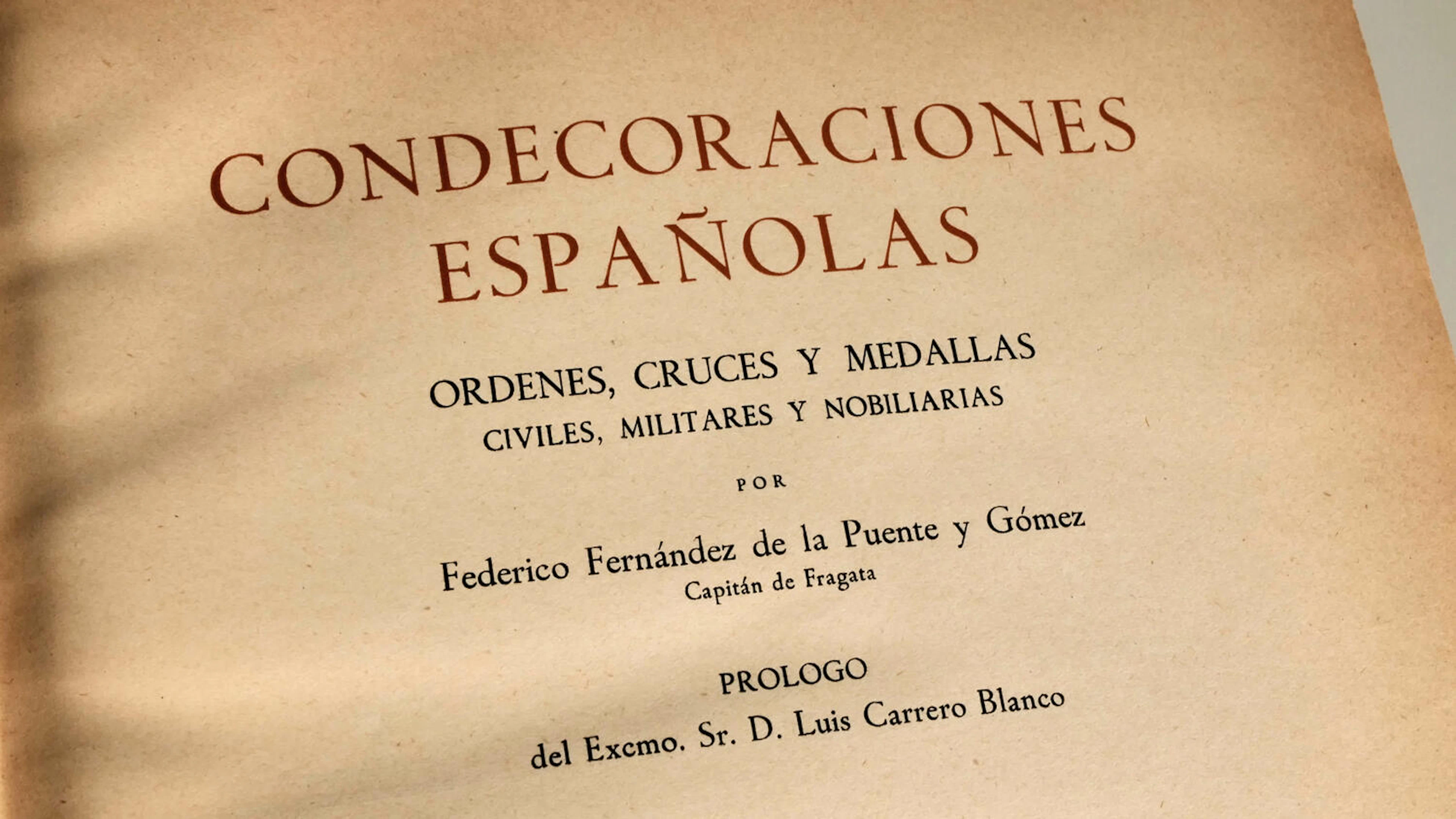 CONDECORACIONES ESPAÑOLAS
