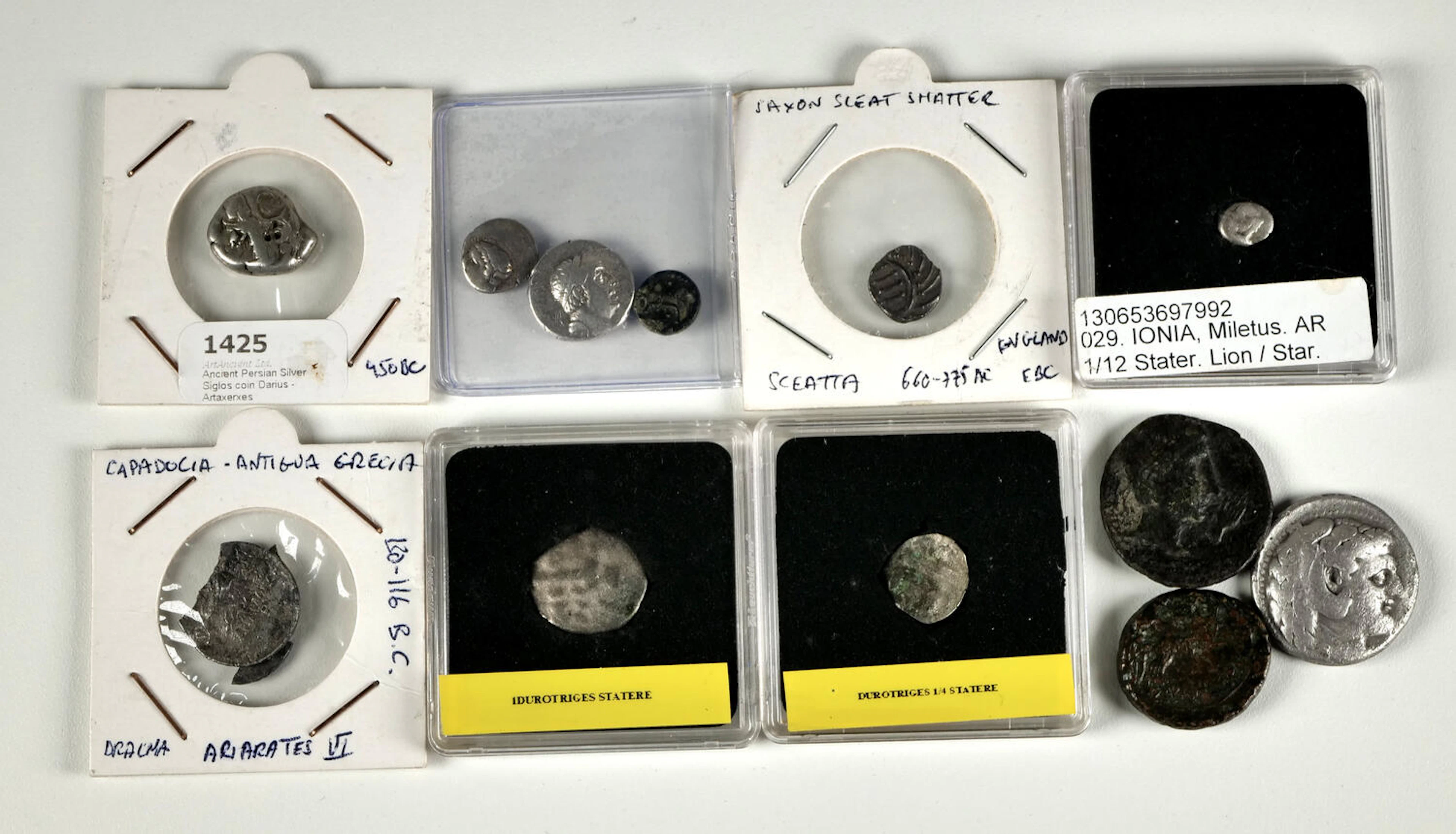 Lot of 12 coins