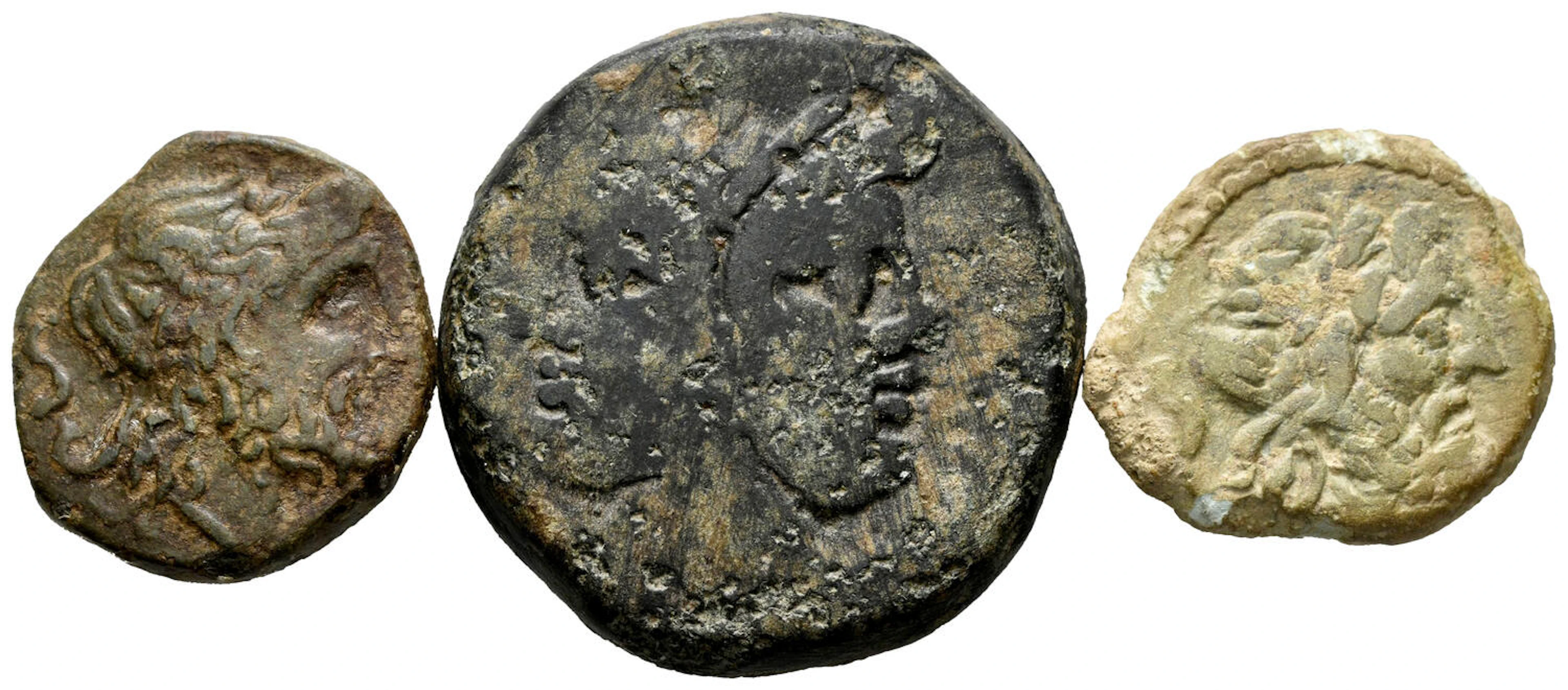 Lot of 3 coins of the Roman Republic