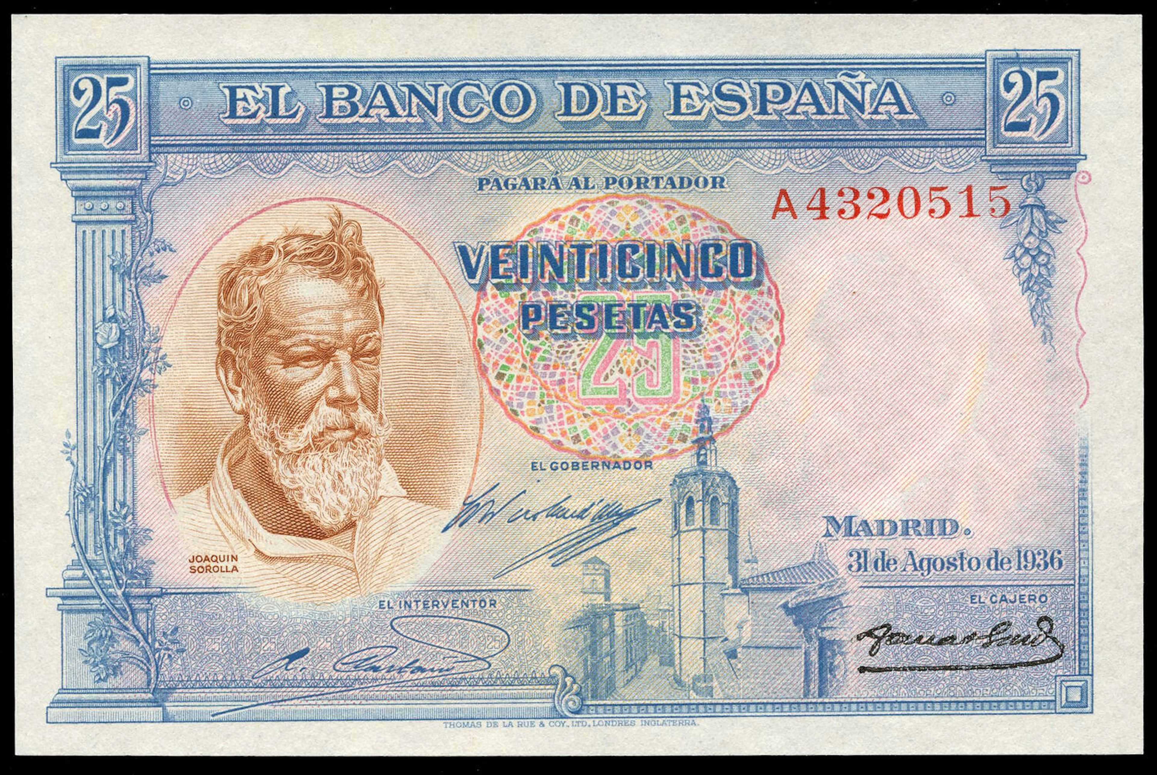 25 pesetas