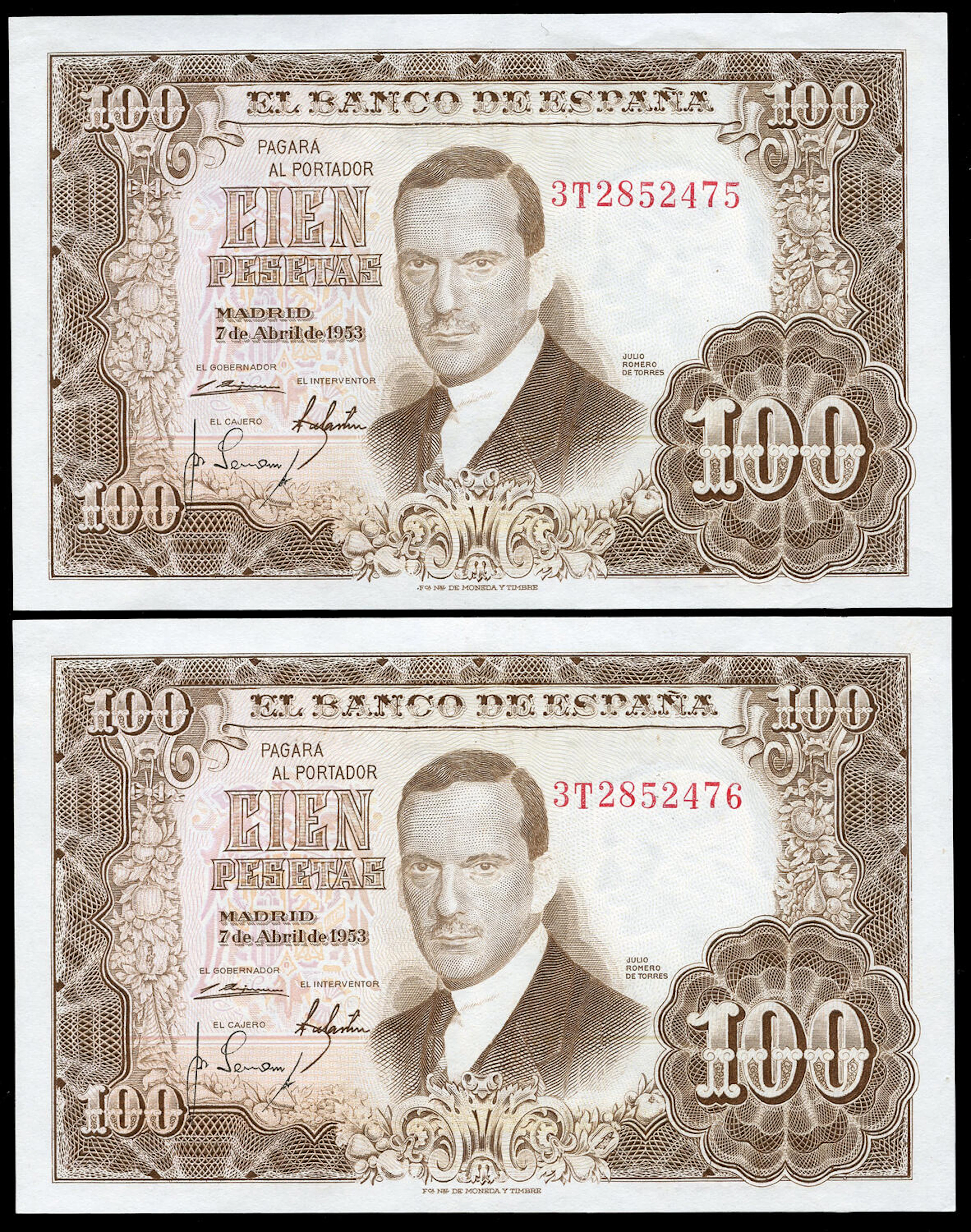 100 pesetas