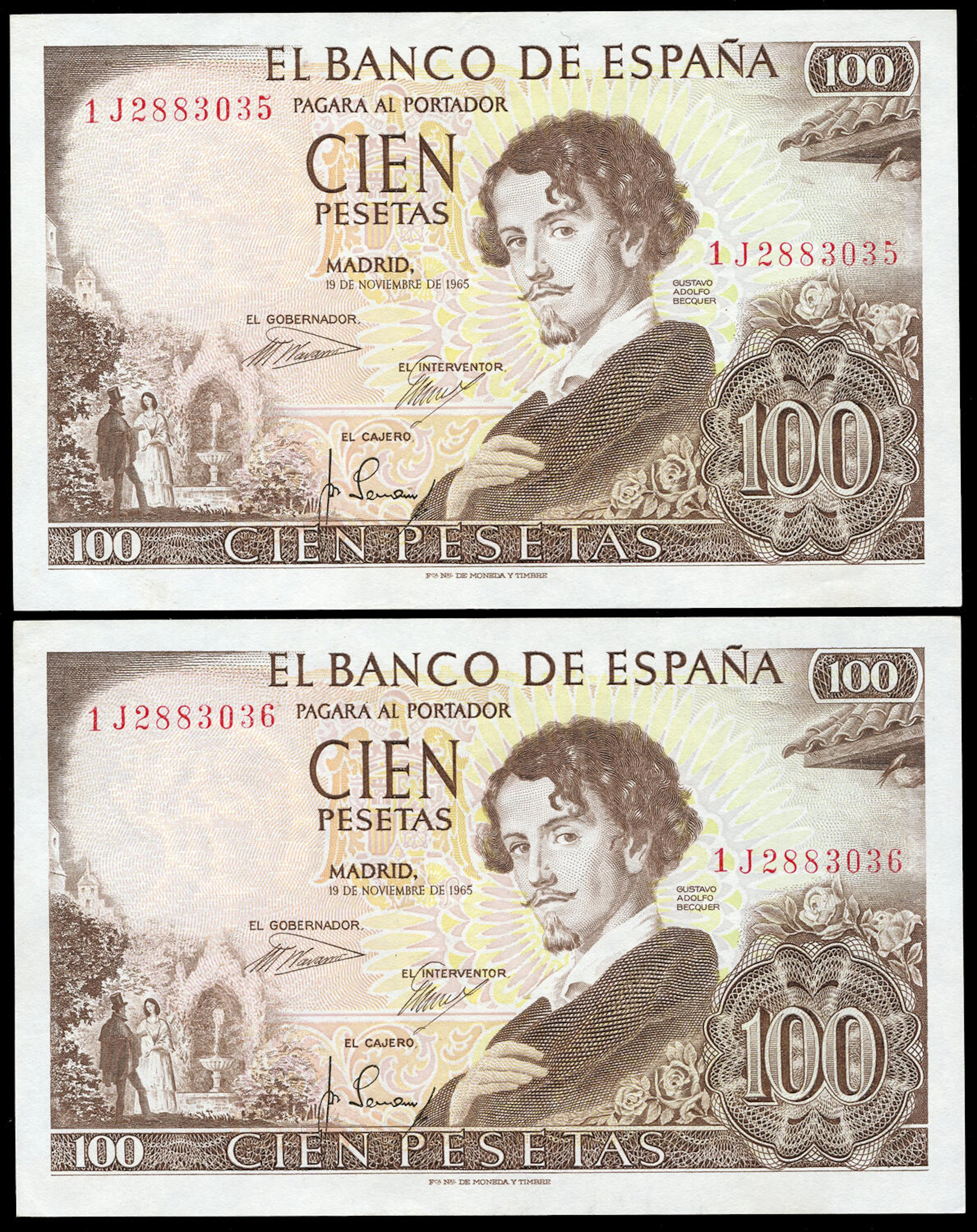 100 pesetas