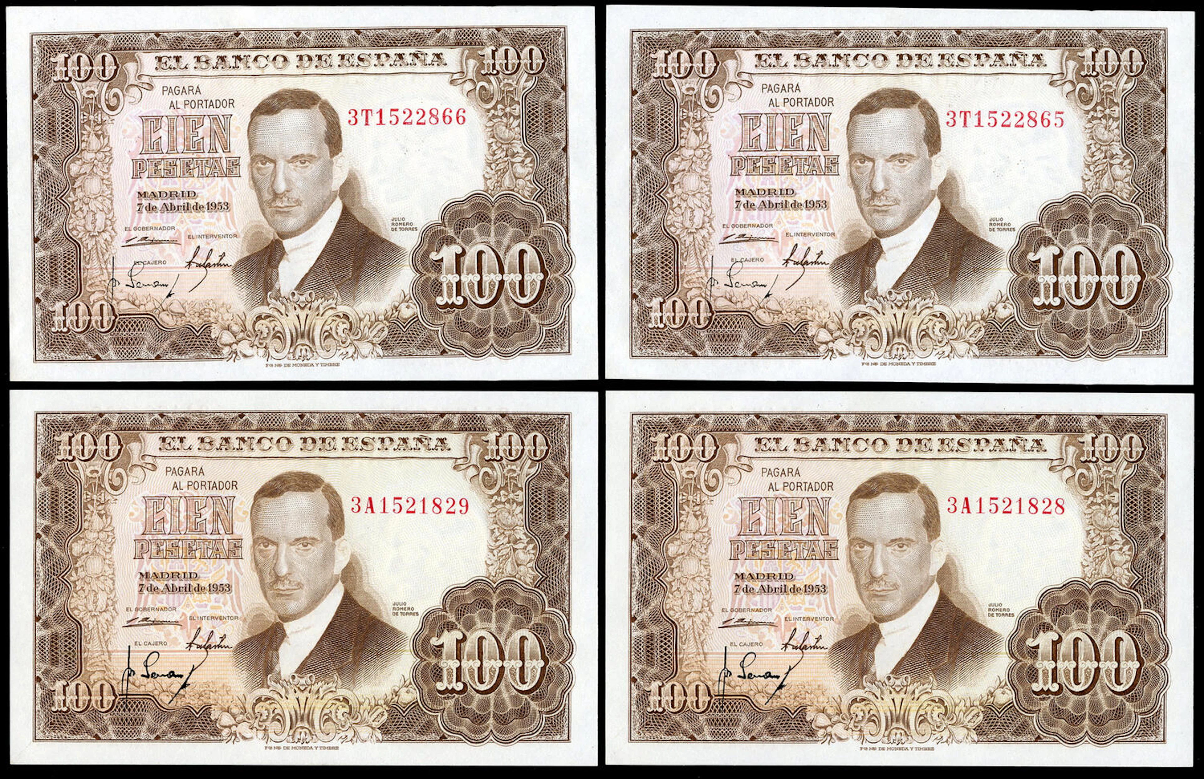 100 pesetas