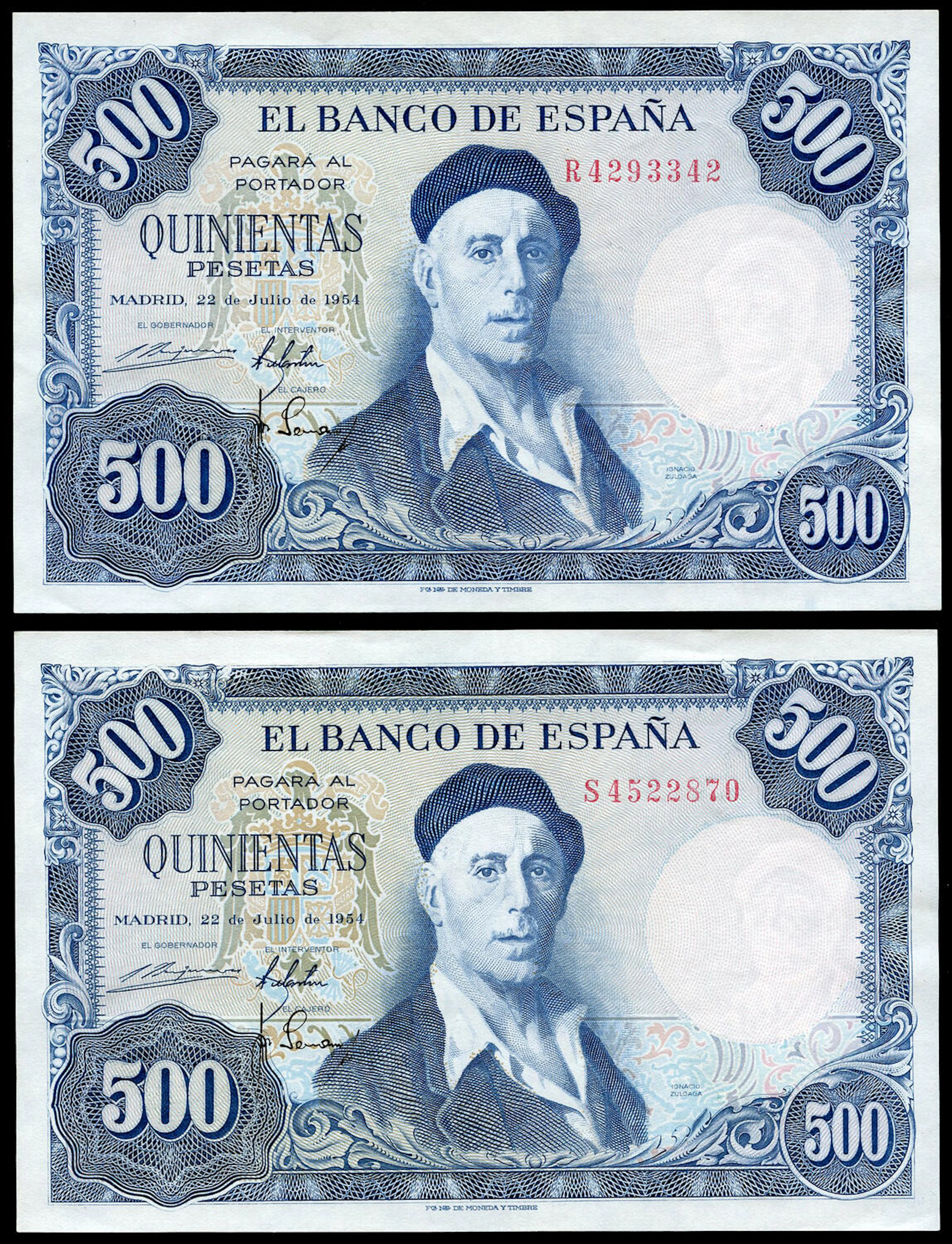 500 pesetas