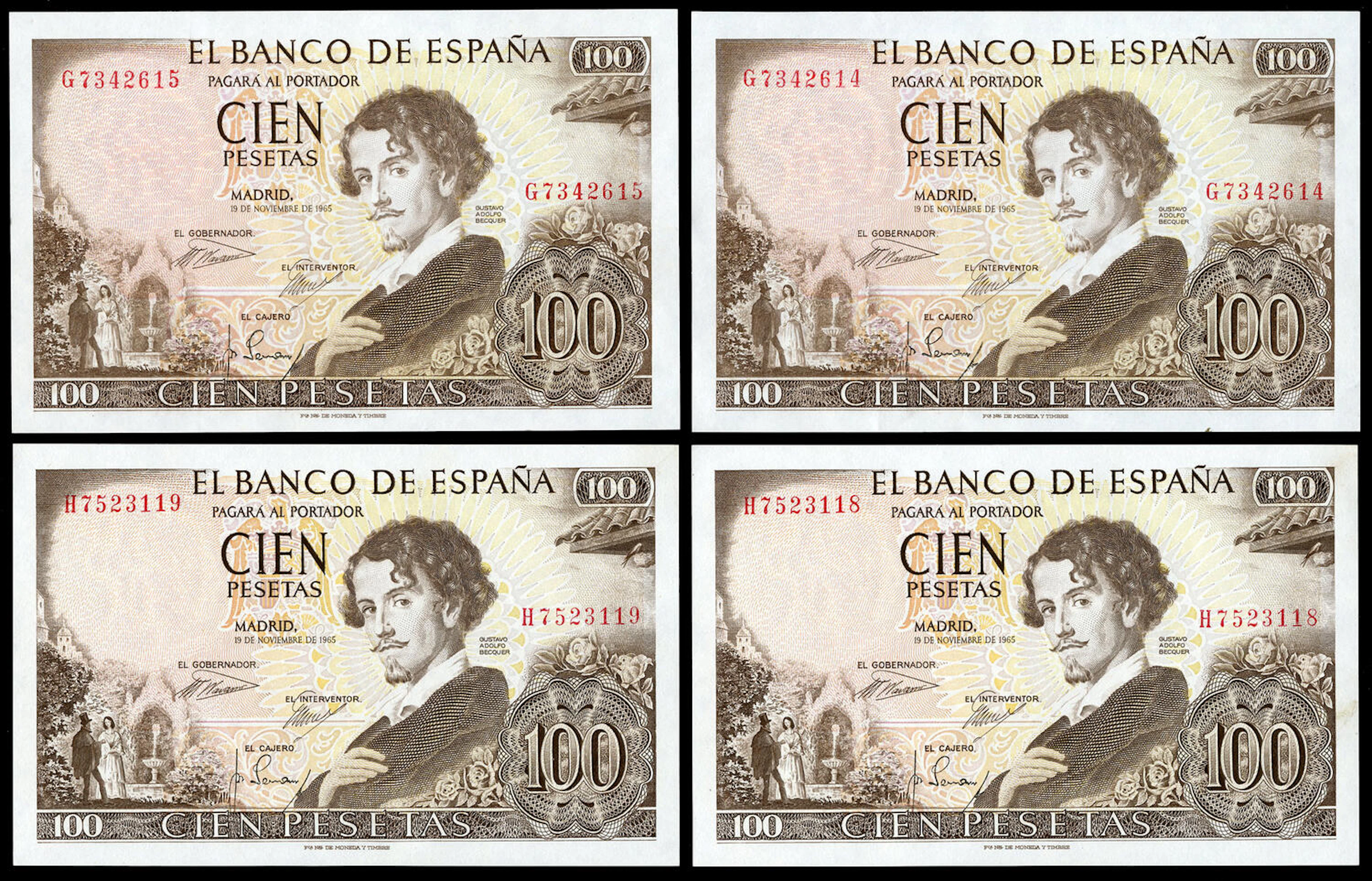 100 pesetas