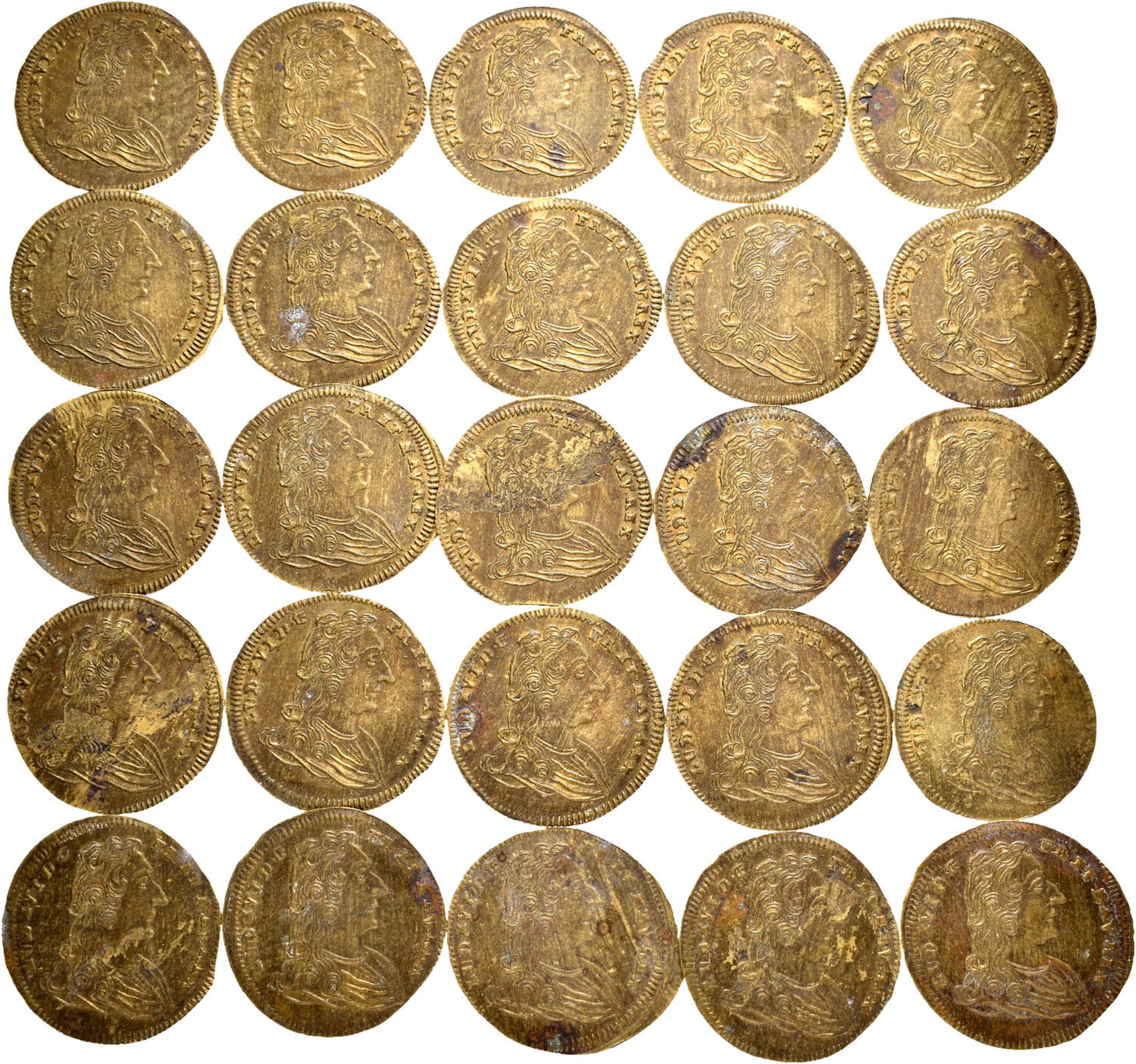 Lot of 25 jeton from France
