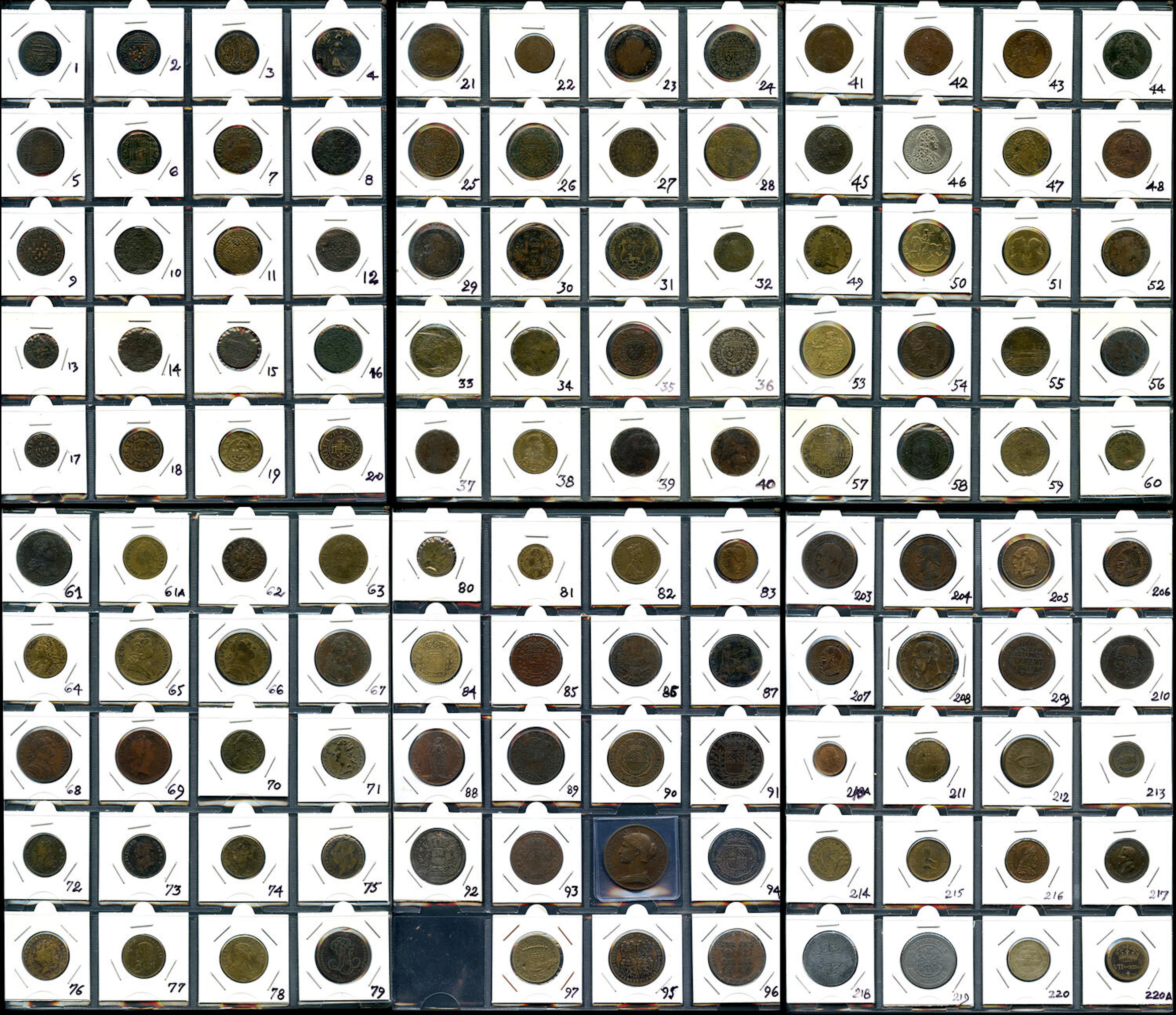 Album with 119 different French pieces