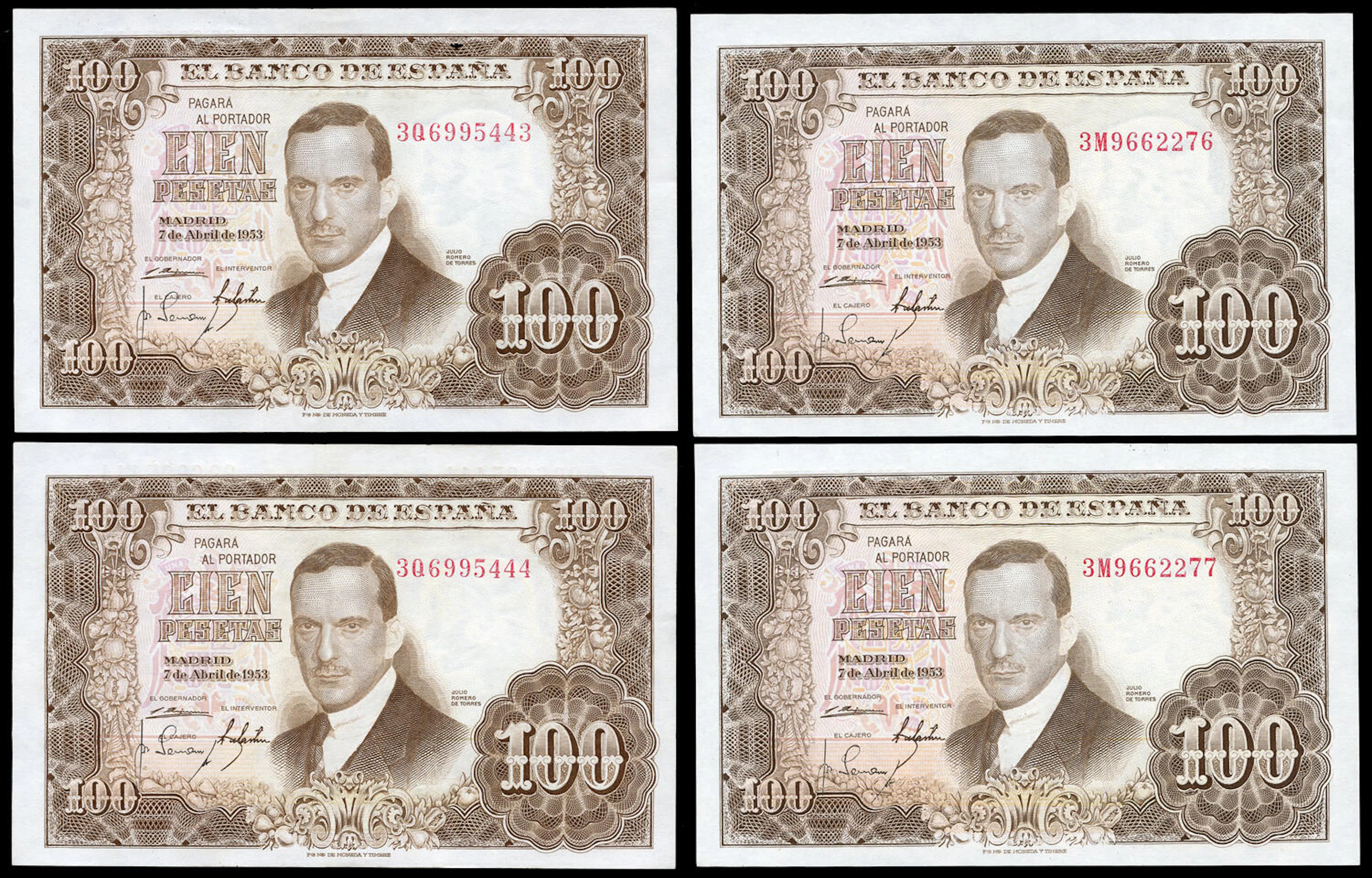100 pesetas