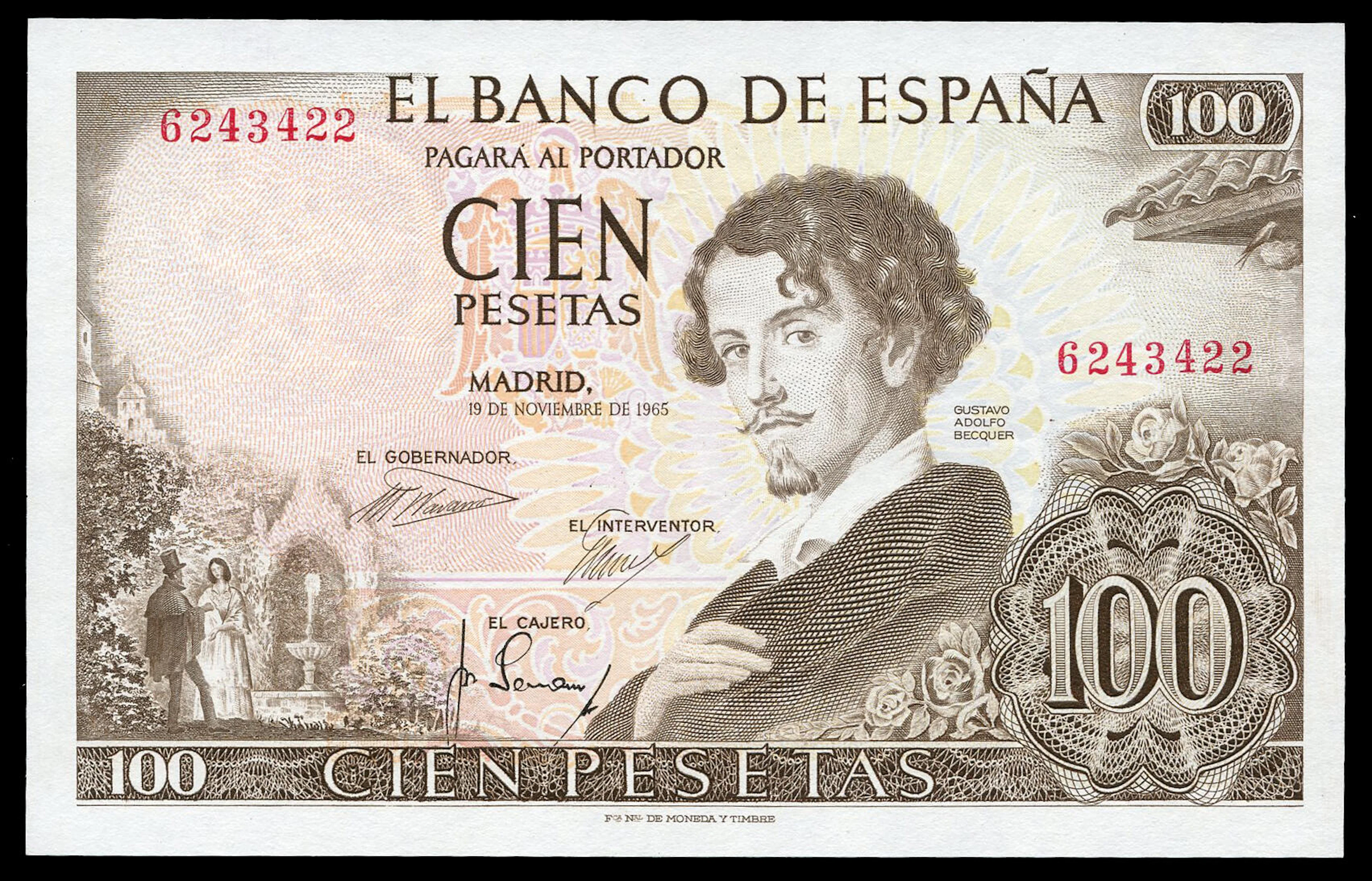 100 pesetas